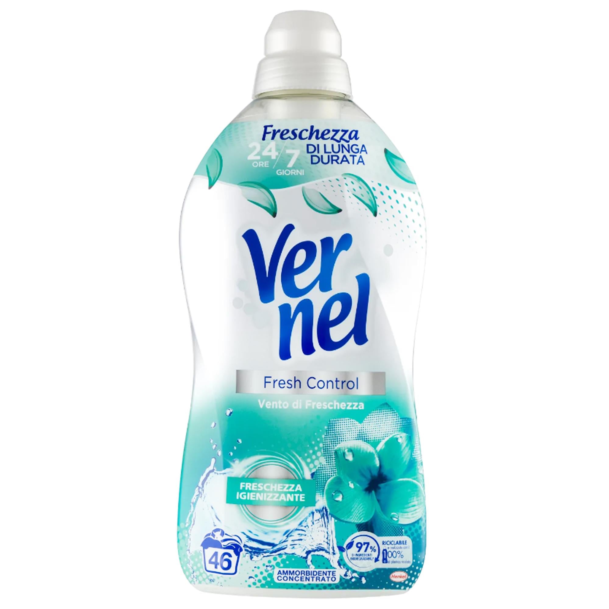Vernel Ammorbidente Concentrato 46 Lavaggi - Vento di Freschezza