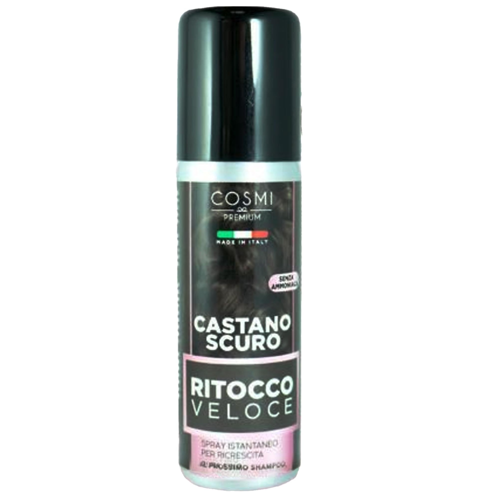 Cosmi Premium Ritocco Veloce per Capelli - Castano Scuro