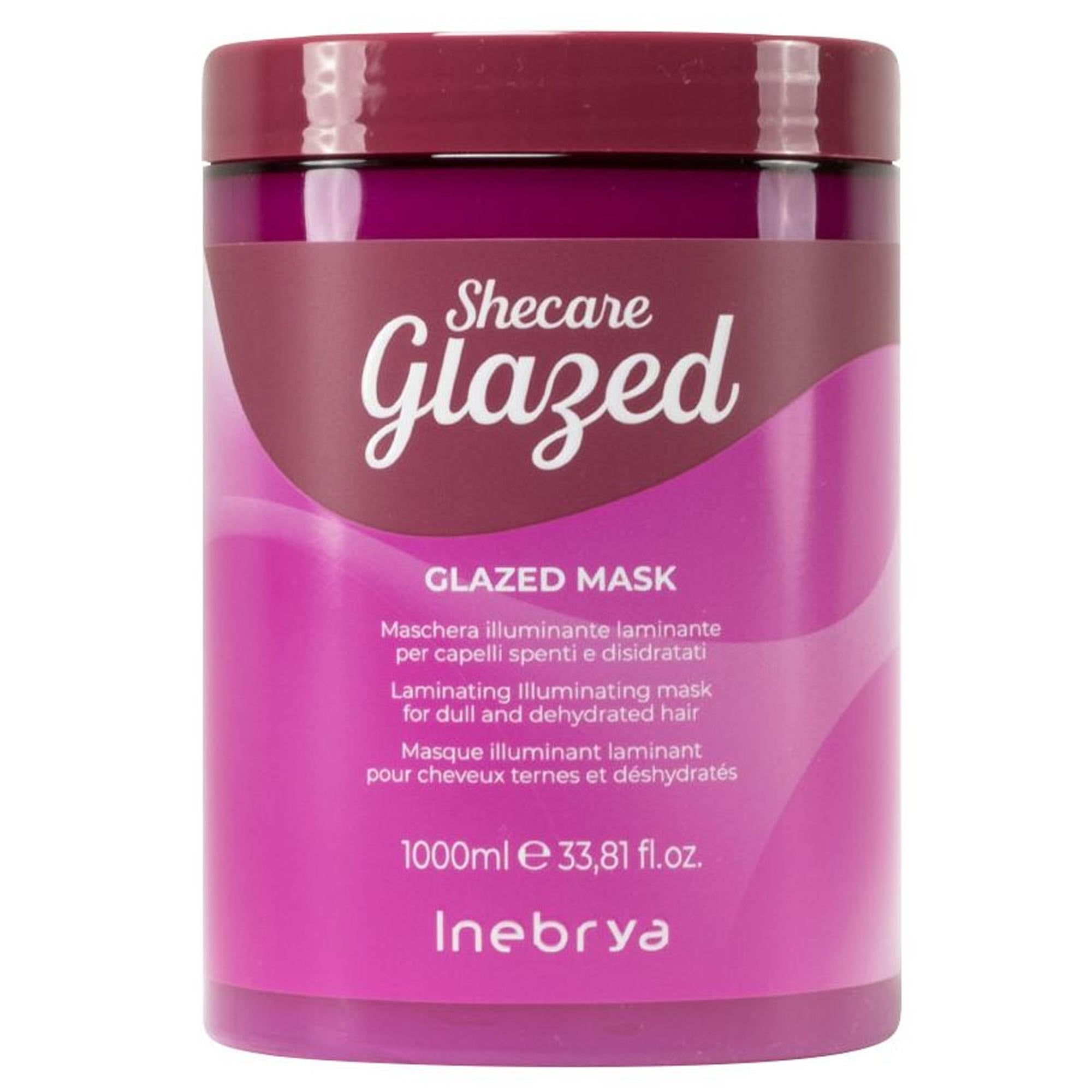 Inebrya Shecare Glazed Maschera Illuminante - 1000ml