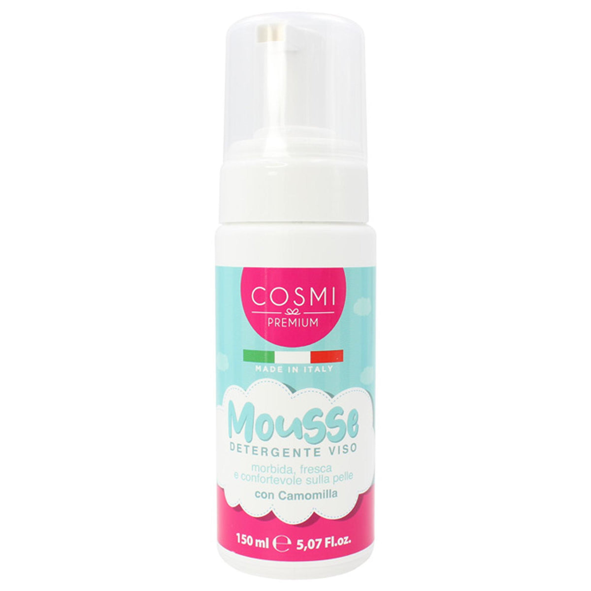 Cosmi Mousse Detergente Viso 150ml - Camomilla