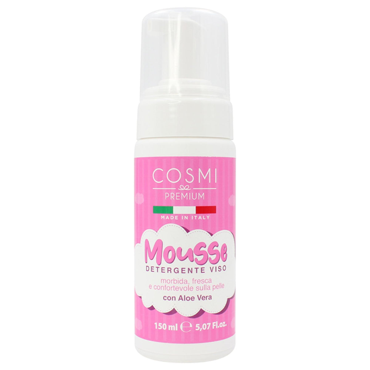 Cosmi Mousse Detergente Viso 150ml - Aloe Vera