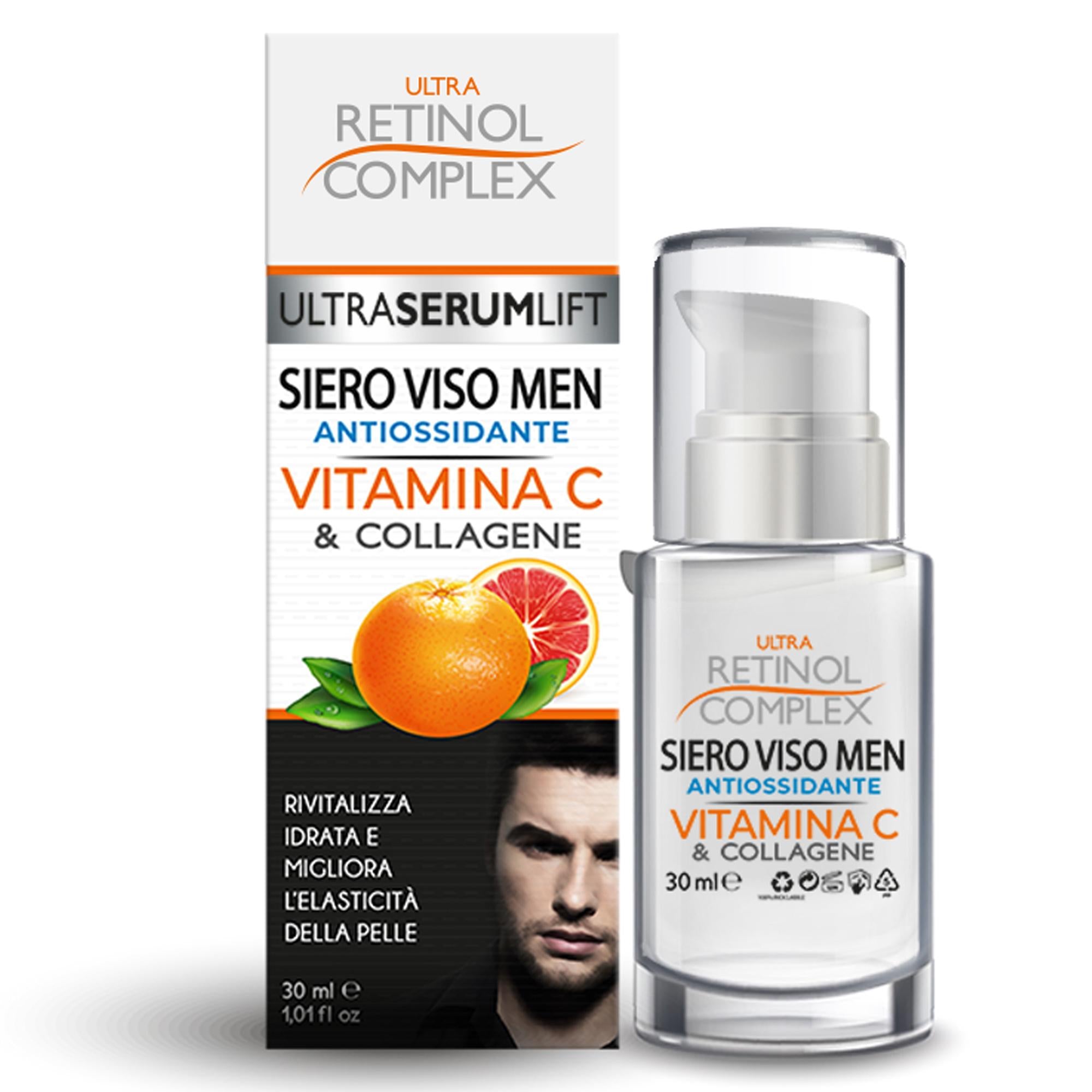 Ultra Retinol Complex Siero Viso Men Antiossidante - 30ml