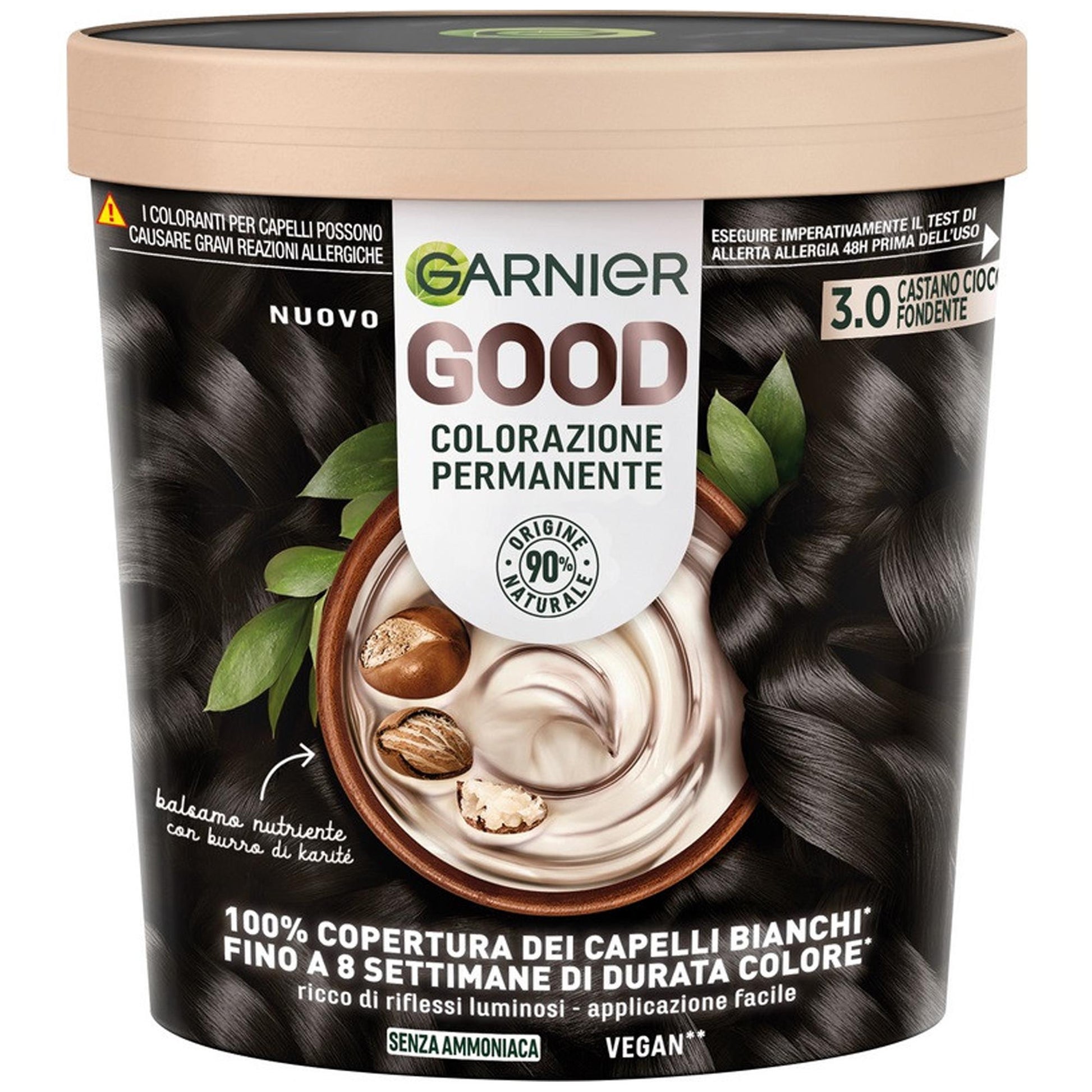 Garnier Good Colorazione Senza Ammoniaca - 3.0 Castano Cioccolato Fondente
