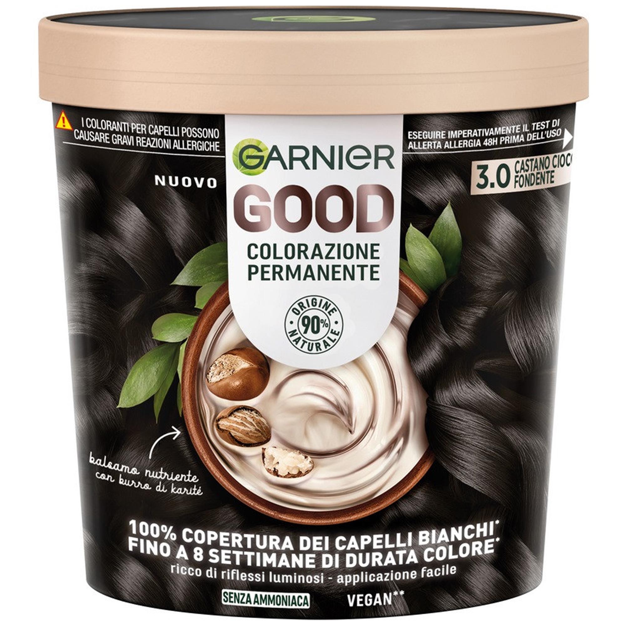 Garnier Good Colorazione Senza Ammoniaca - 3.0 Castano Cioccolato Fondente