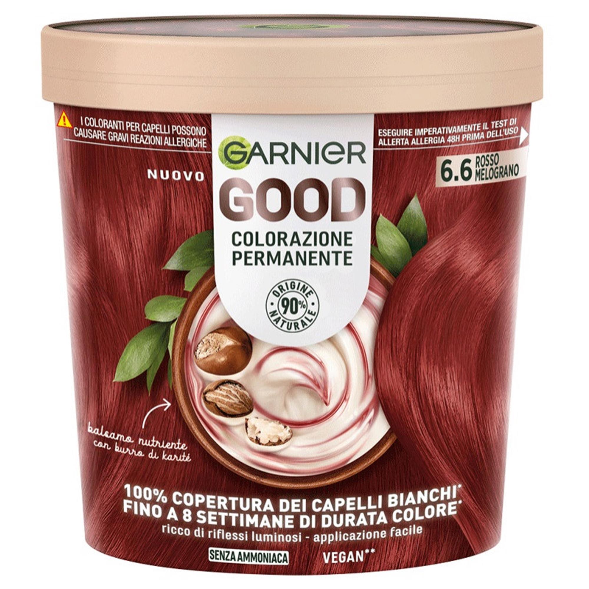 Garnier Good Colorazione Senza Ammoniaca - 6.6 Rosso Melograno