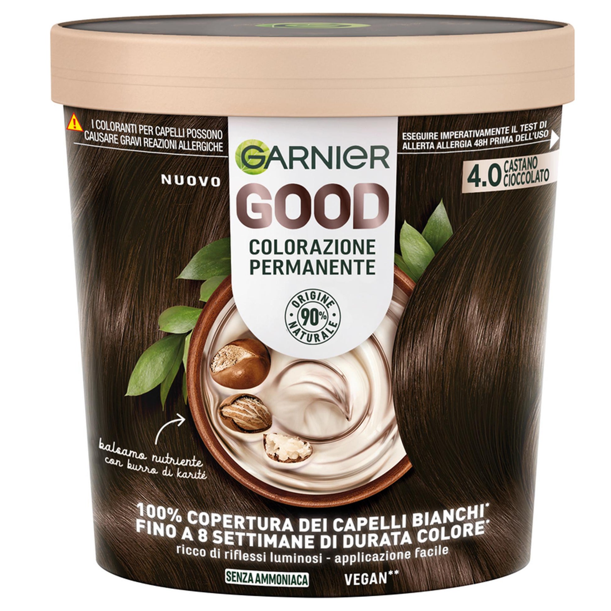 Garnier Good Colorazione Senza Ammoniaca - 4.0 Castano Cioccolato