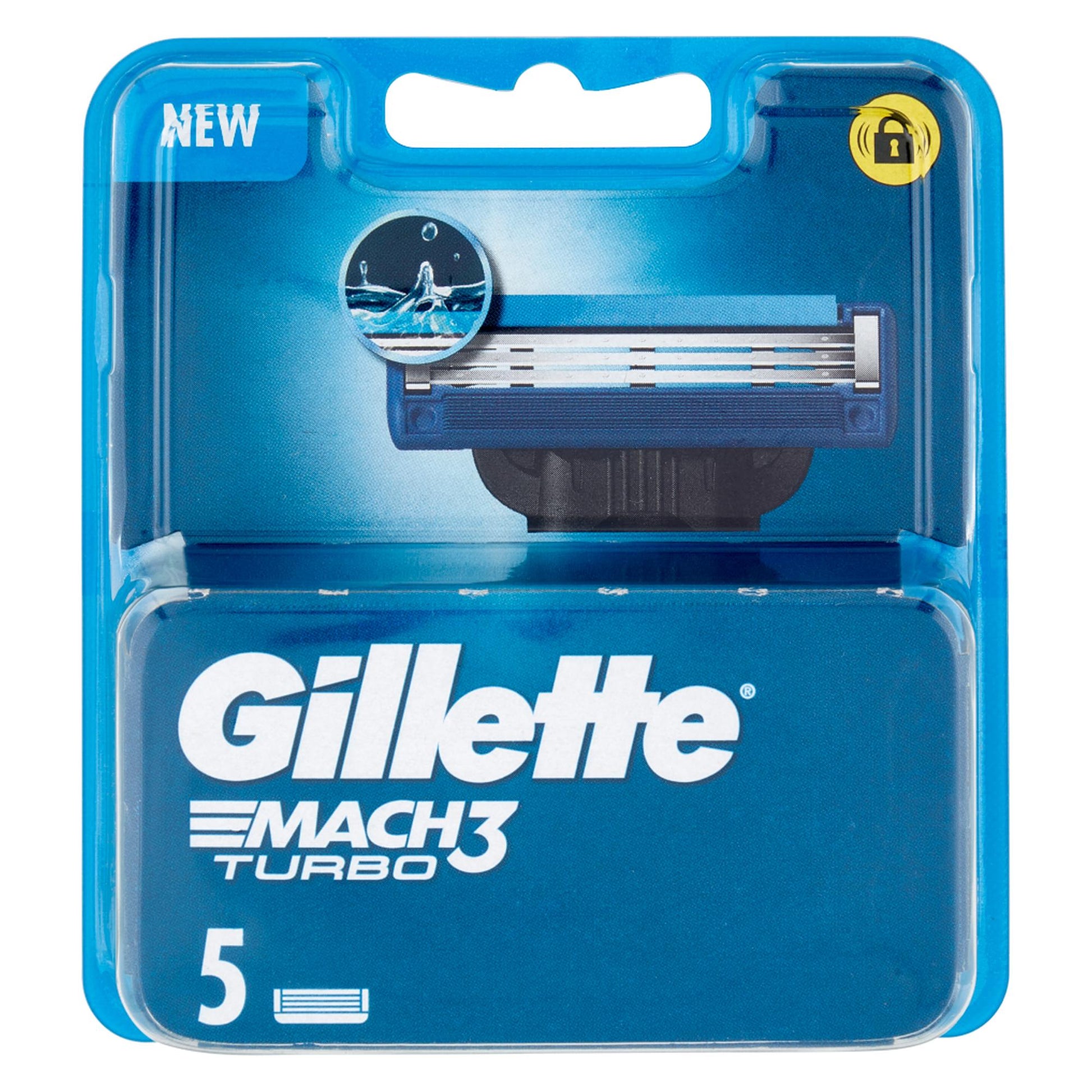 Gillette Mach 3 Turbo Lame Ricambio - 5pz