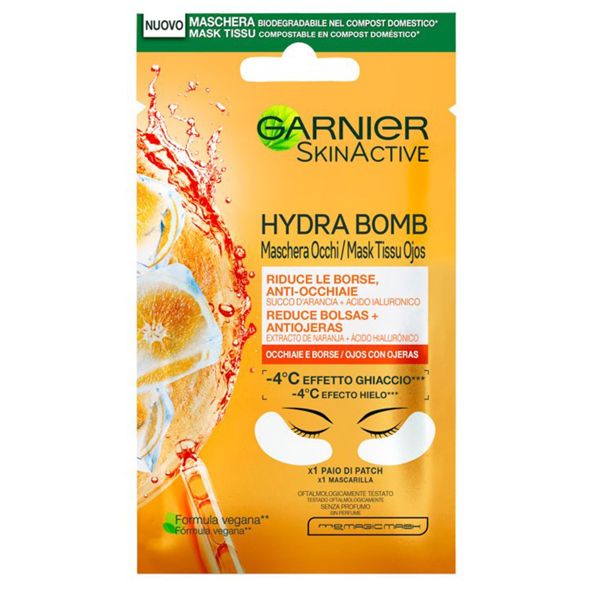 Garnier SkinActive Hydra Bomb Maschera Occhi - Anti Occhiaie