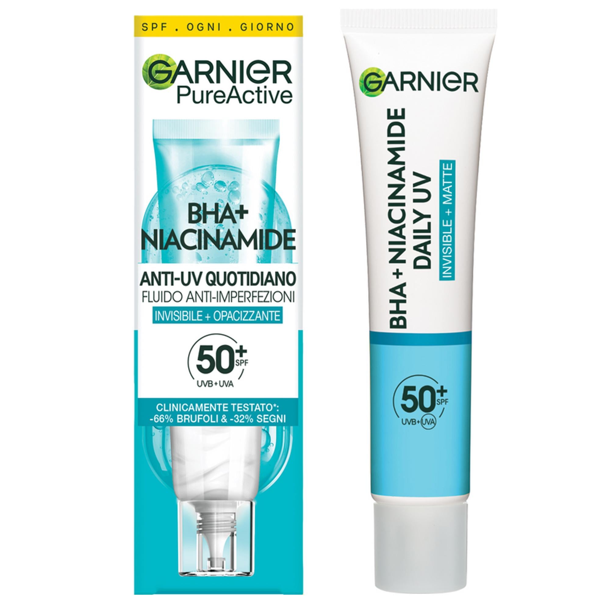 Garnier SkinActive Fluido Anti Imperfezioni - Invisibile Opacizzante