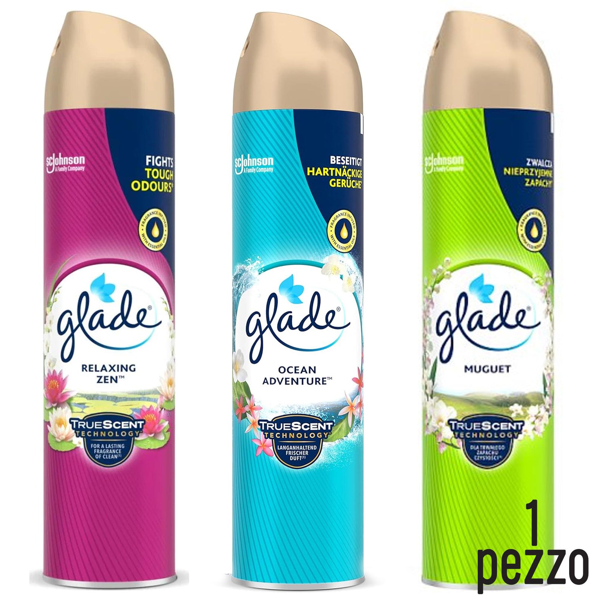 Glade Deodorante Spray 300ml - Fragranze Miste