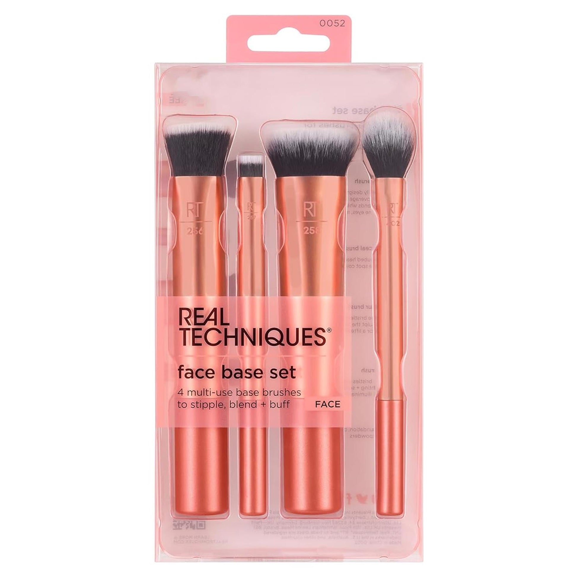 Real Techniques Set Base 4 Pennelli Viso