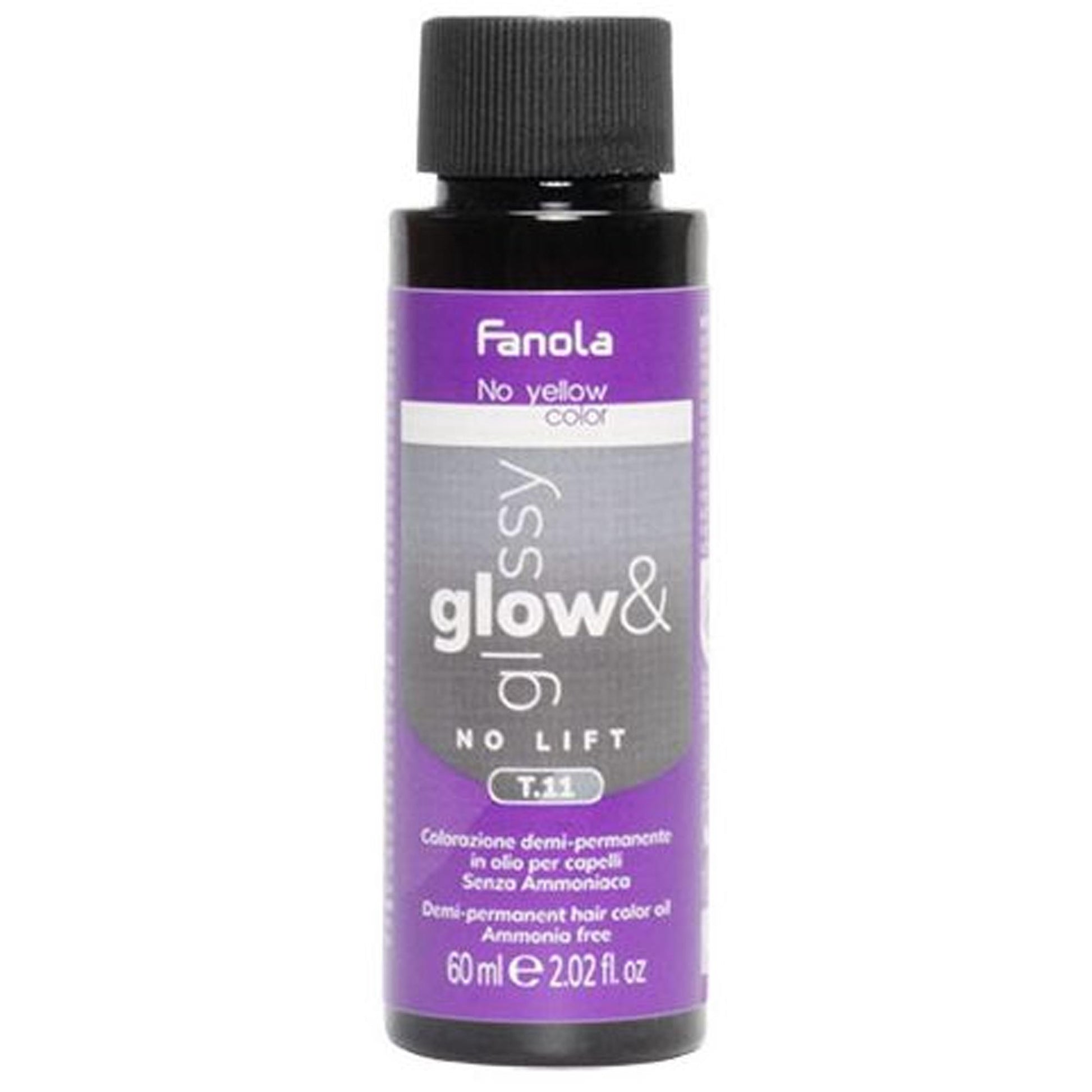 Fanola Glow e Glossy Tintura Demi-Permanente 60ml - T11