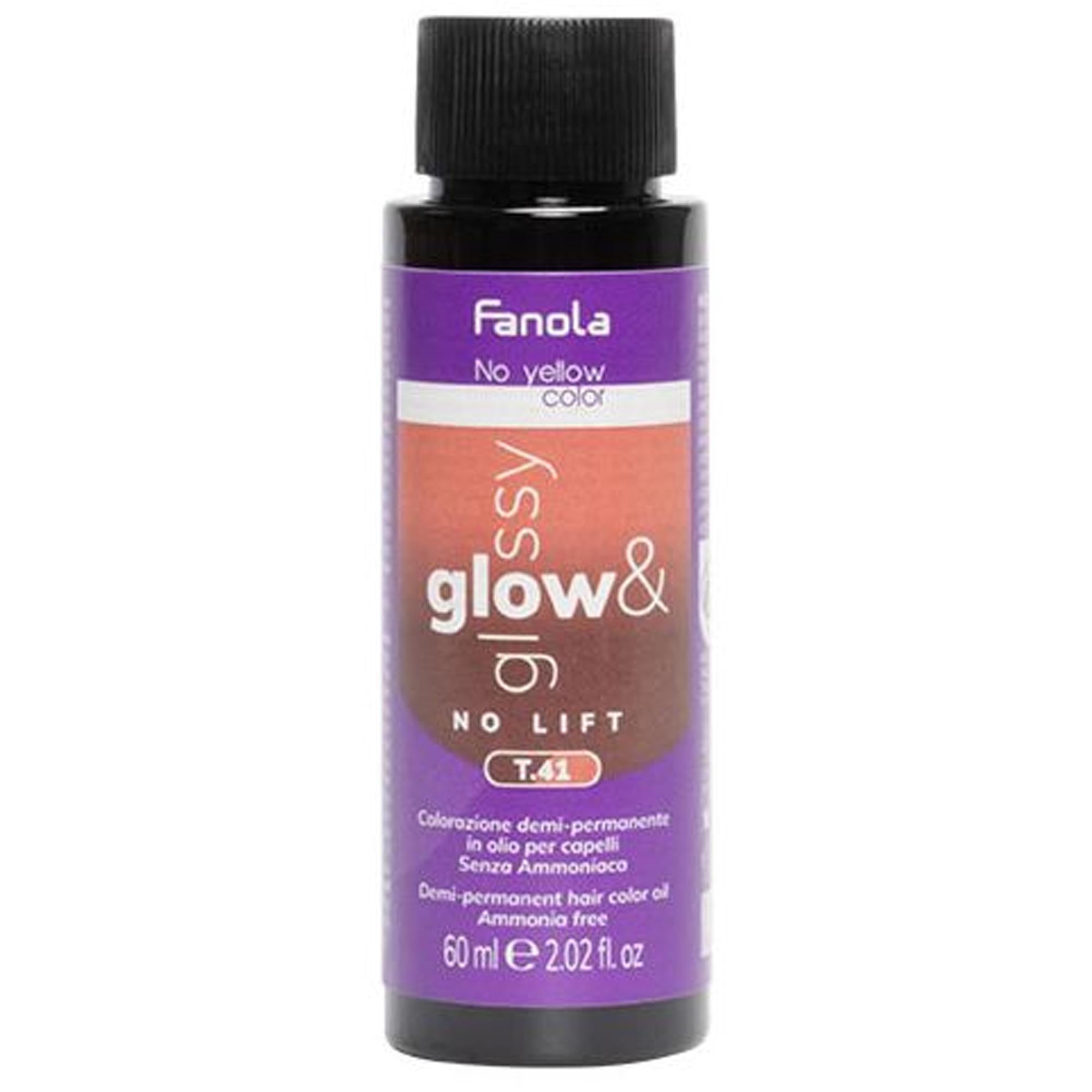 Fanola Glow e Glossy Tintura Demi-Permanente 60ml - T41