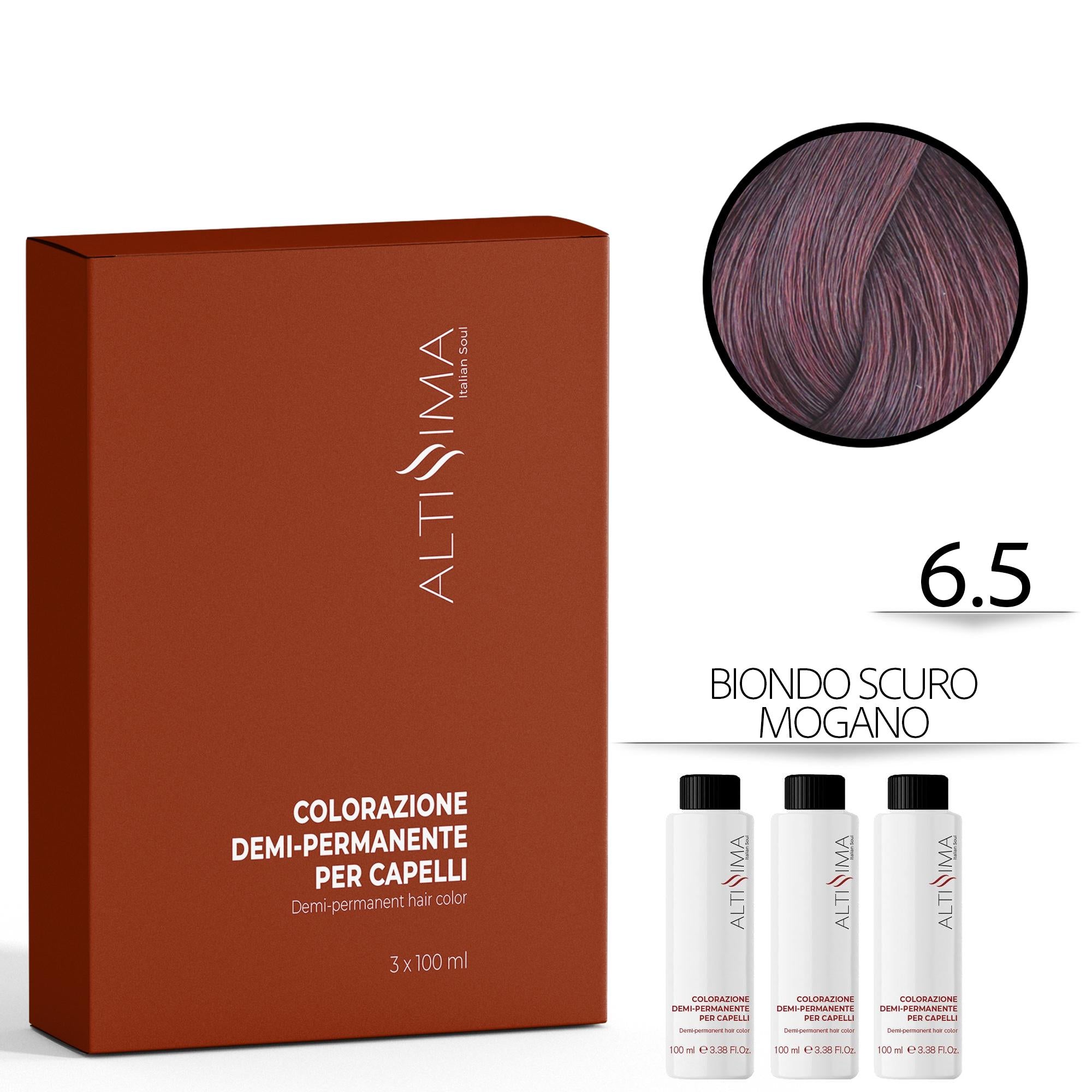 Altissima Tintura Capelli Demi-Permanente 3x100ml - 6.5