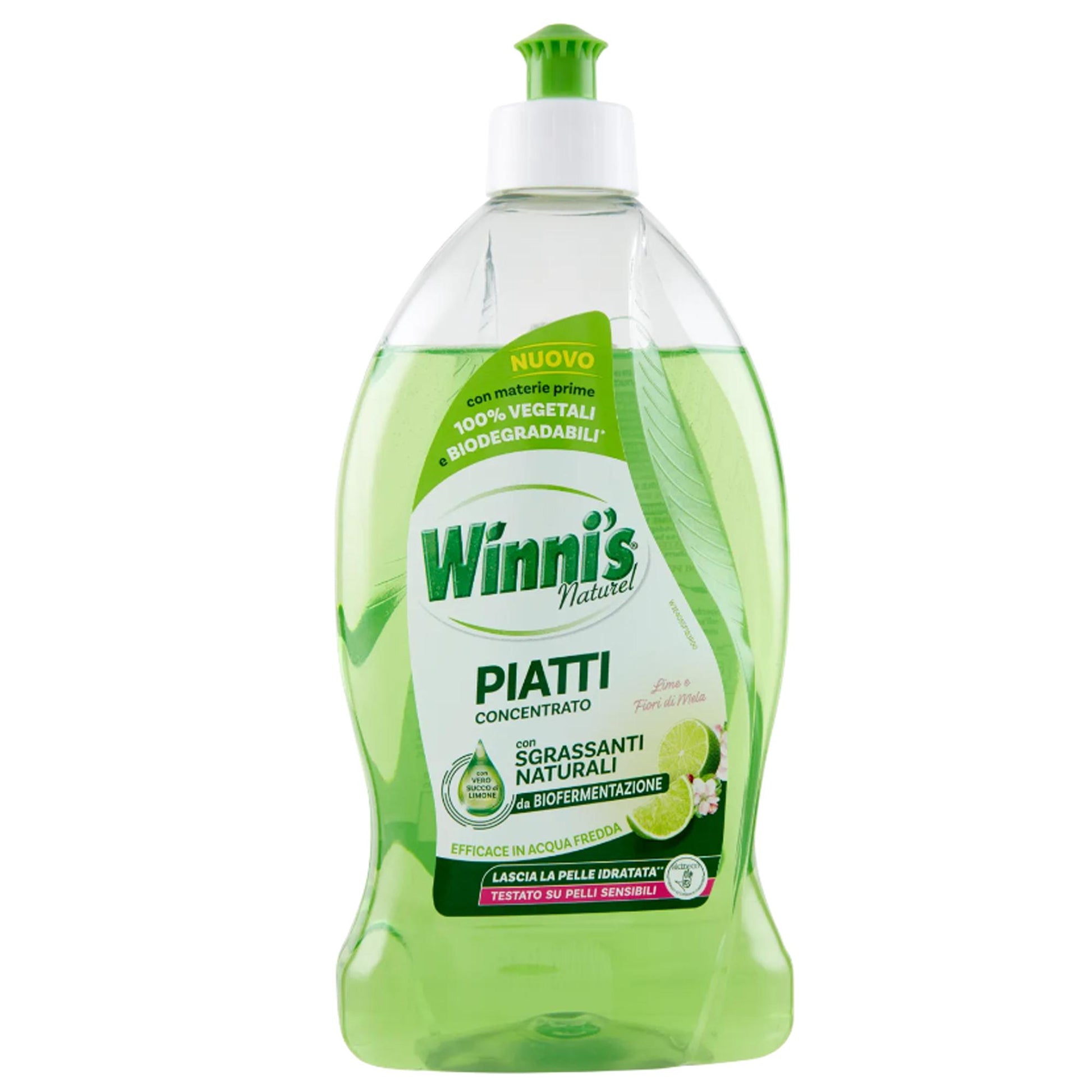Winni's Naturel Piatti Concentrato 480ml - Lime e Mela