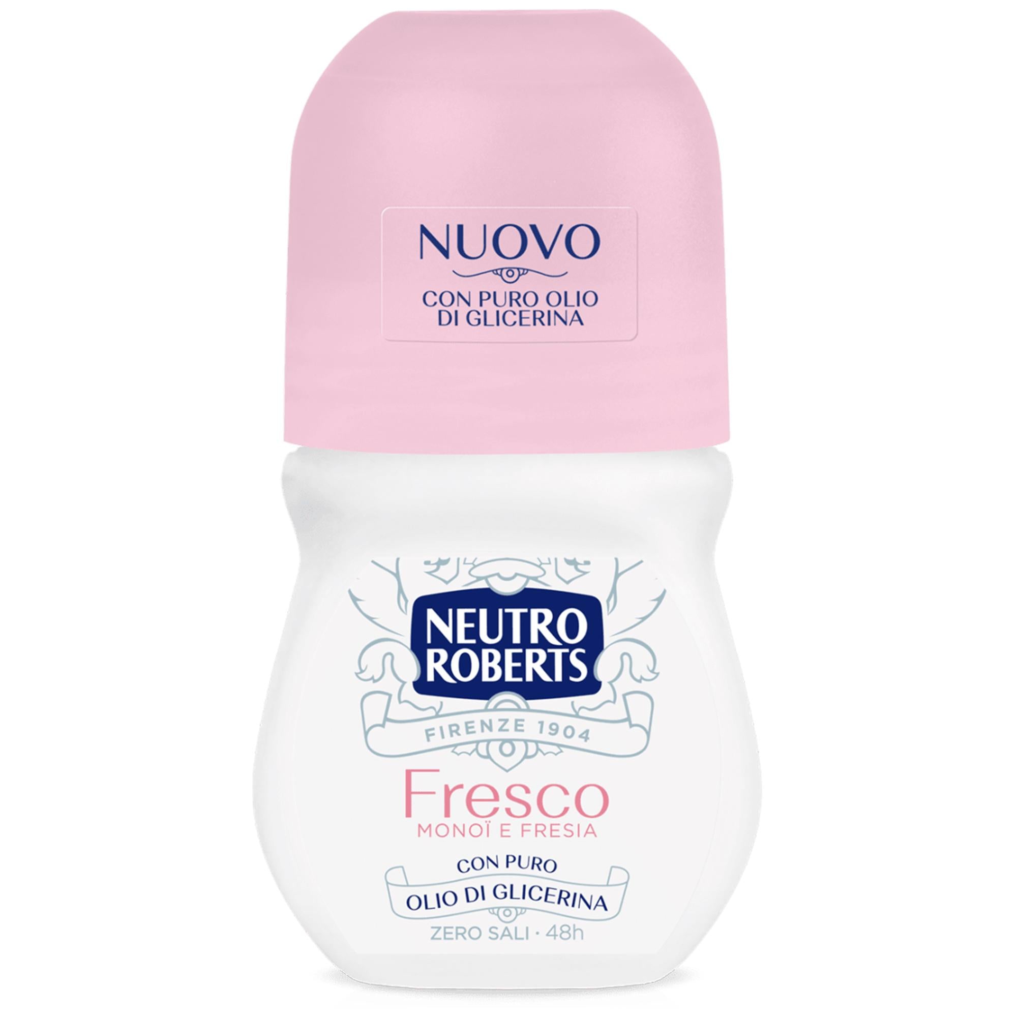 Neutro Roberts Dodorante Roll-On 50ml - Fresco Monoi e Fresia