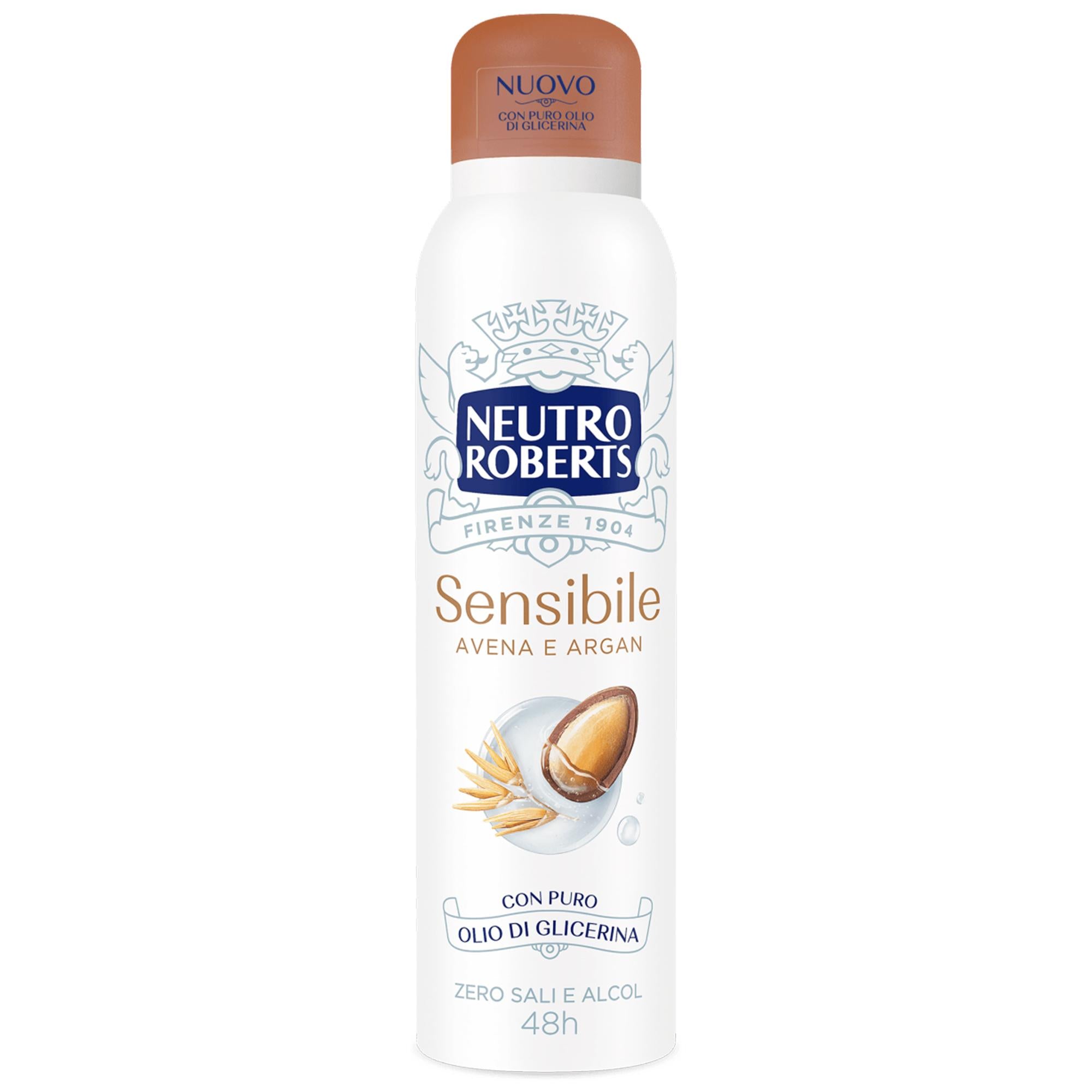 Neutro Roberts Deodorante Spray Avena e Argan - 150ml