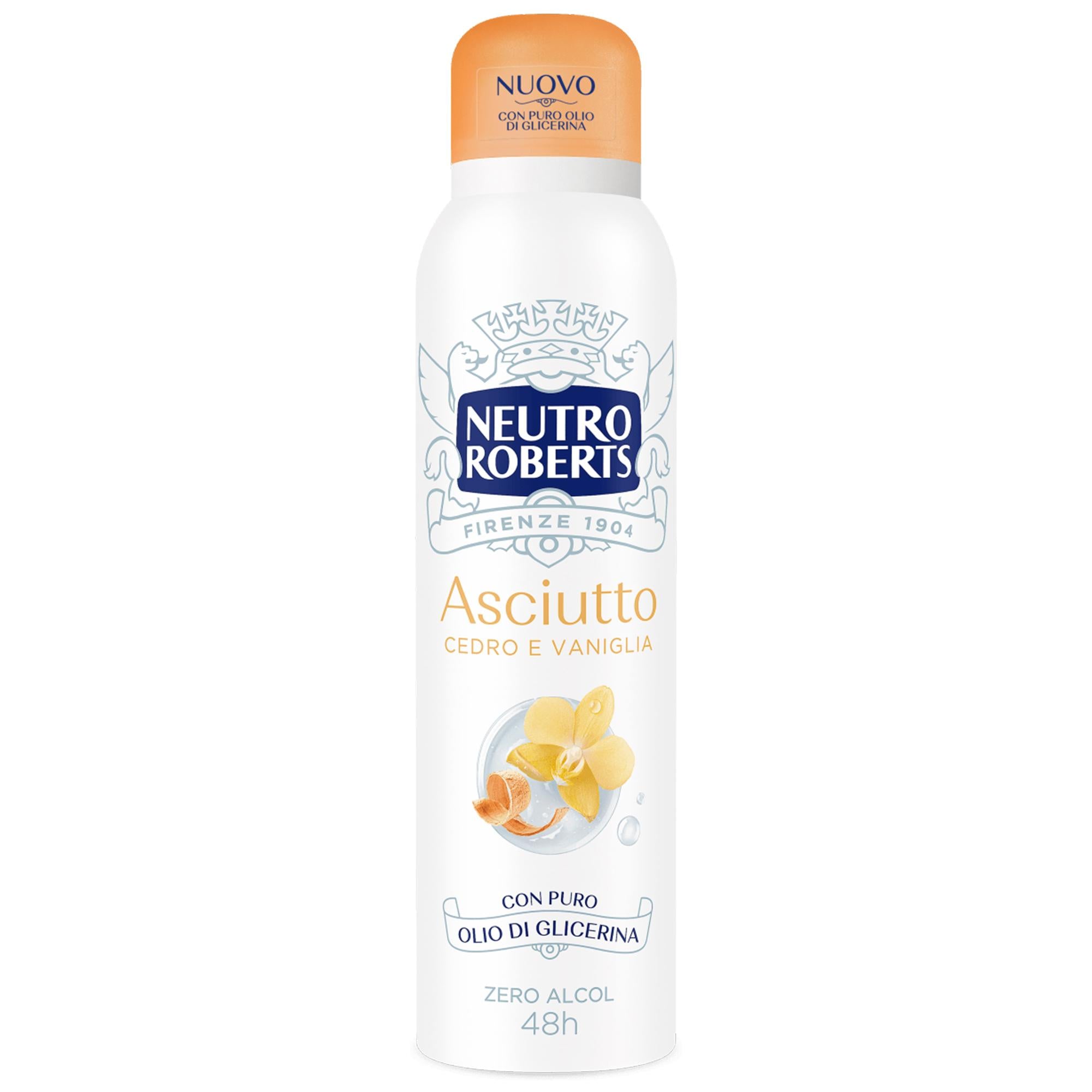 Neutro Roberts Deodorante Spray Cedro e Vaniglia - 150ml