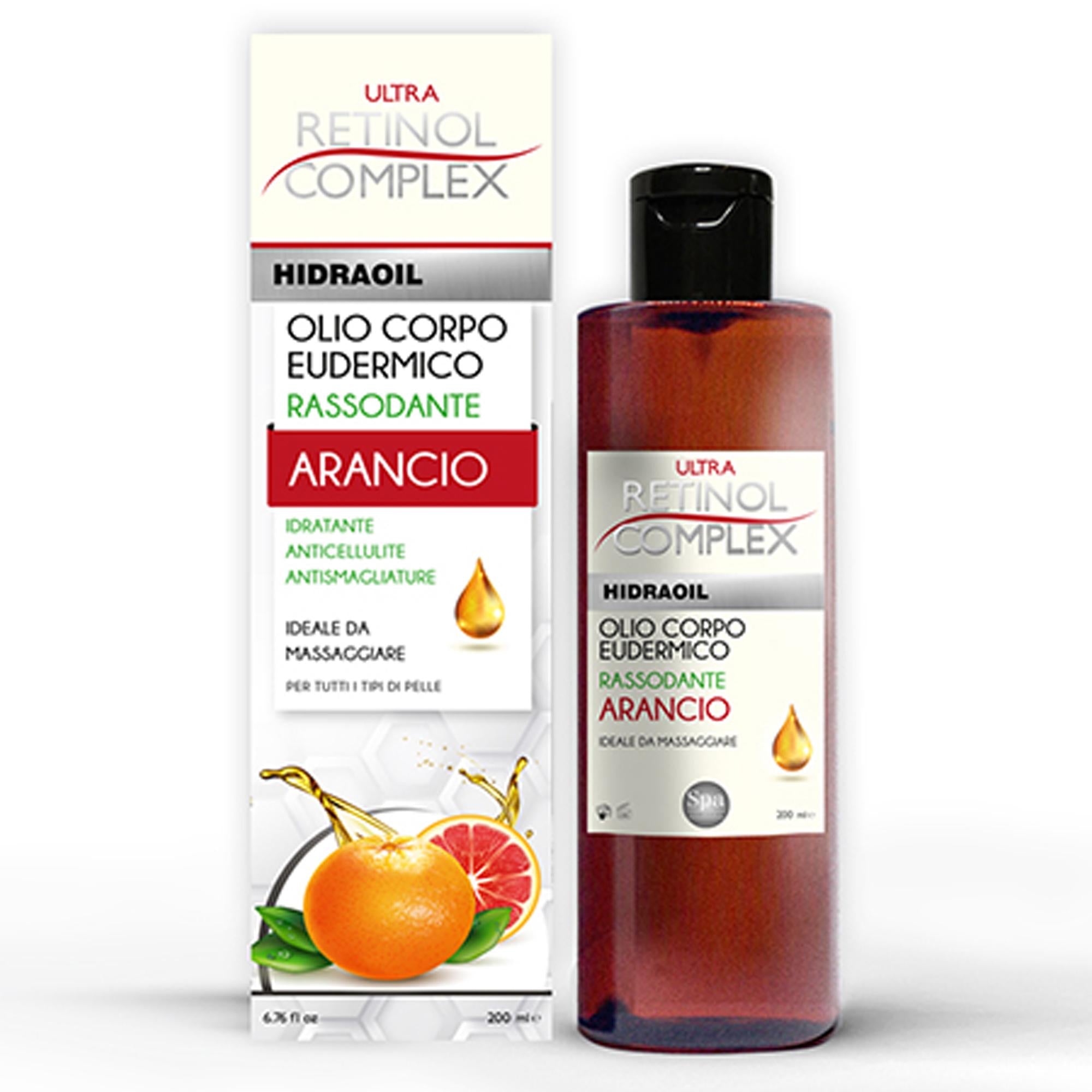 Ultra Retinol Complex Olio Corpo Eudermico Rassodante Arancio - 200ml