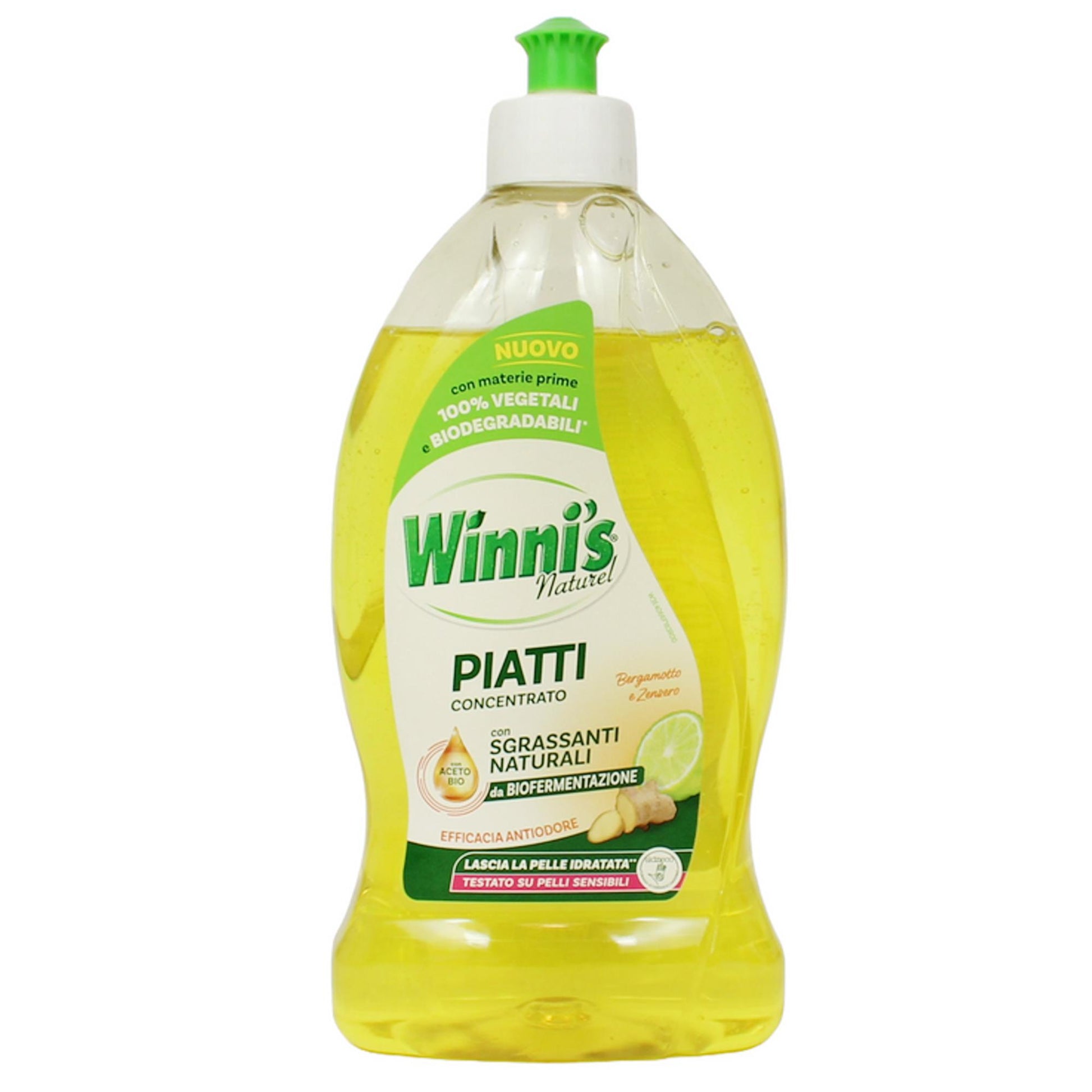 Winni's Piatti Concentrato 480ml - Bergamotto e Zenzero