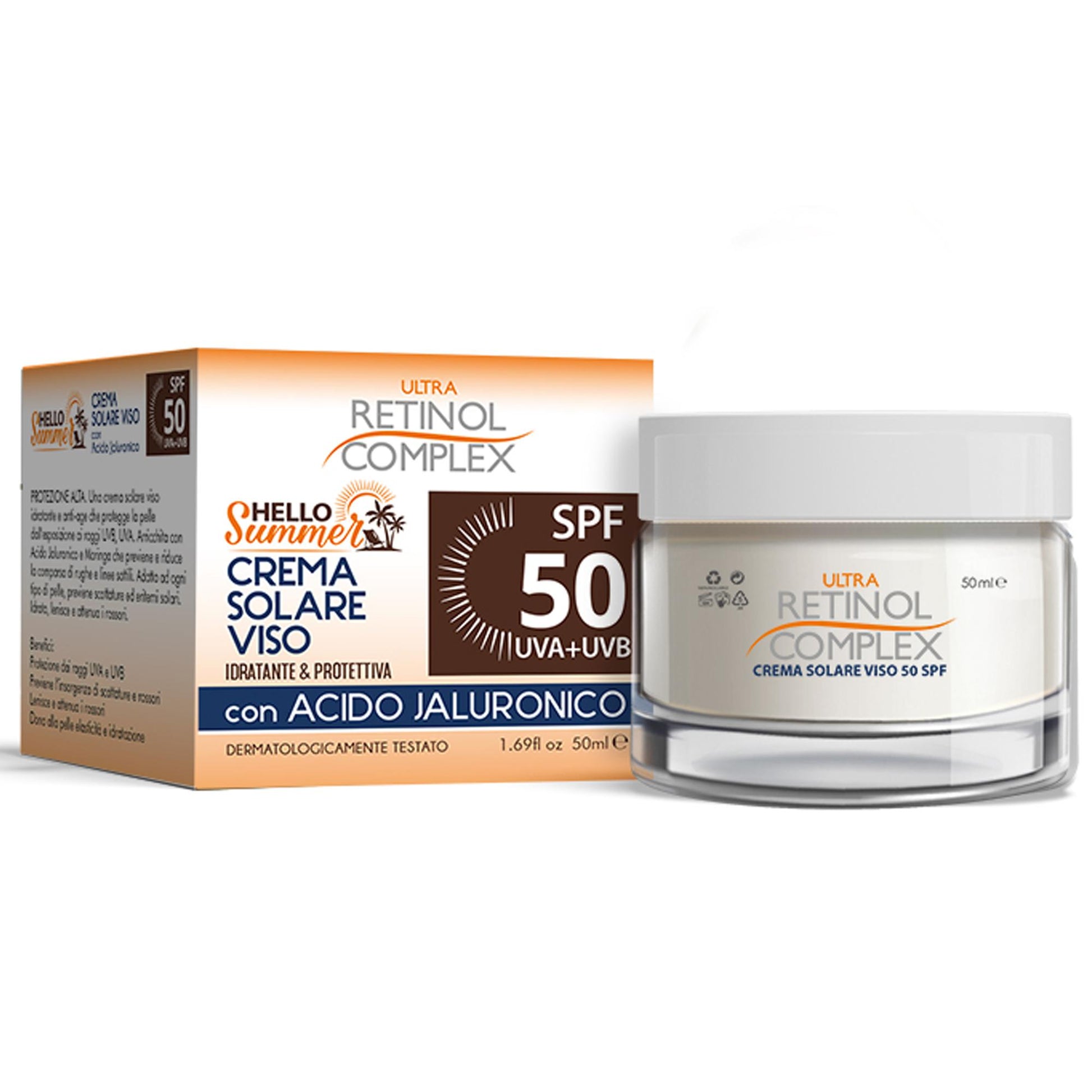 Retinol Complex Crema Solare Viso 50SPF - 50ml