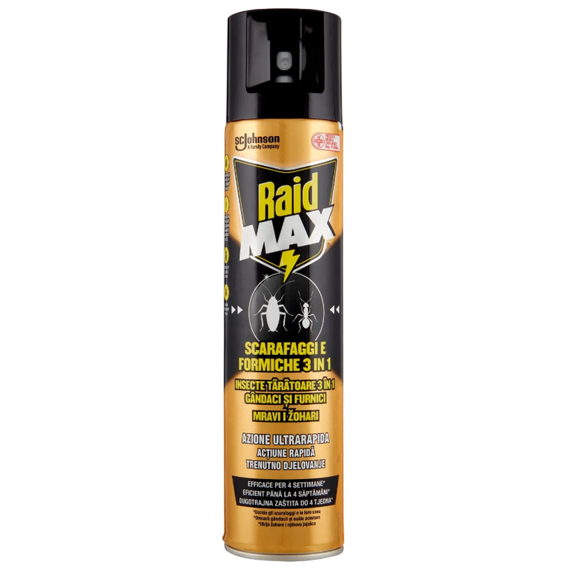 Raid Max Spray Scarafaggi e Formiche 3in1 - 300ml