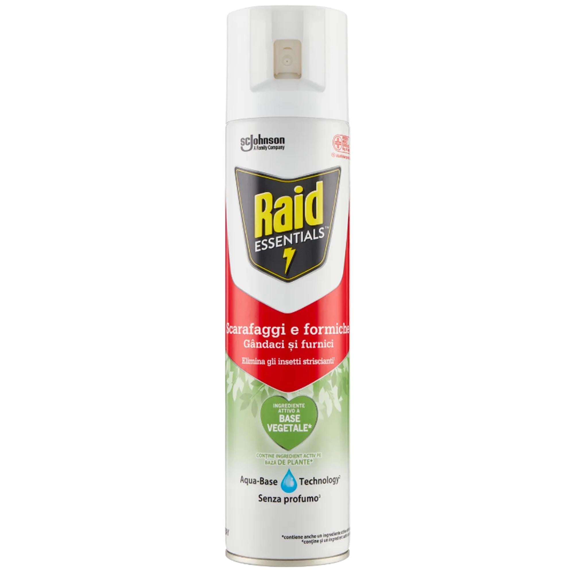 Raid Essentials Spray Scarafaggi e Formiche - 400ml