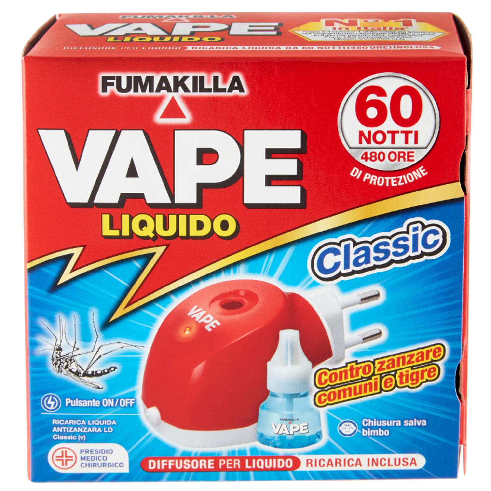 Vape Elettroemanatore Liquido con Ricarica - Classic