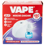 Vape Elettroemanatore Liquido con Ricarica - Mosche Zanzare
