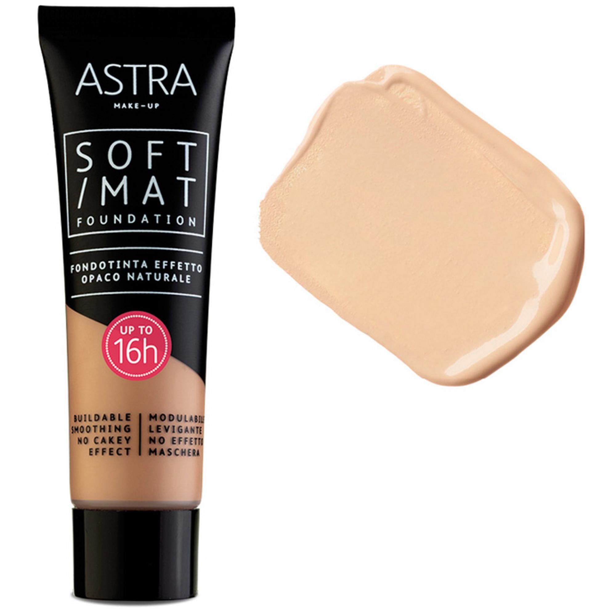 Astra Makeup Soft Mat Fondotinta Opaco 30ml - 02