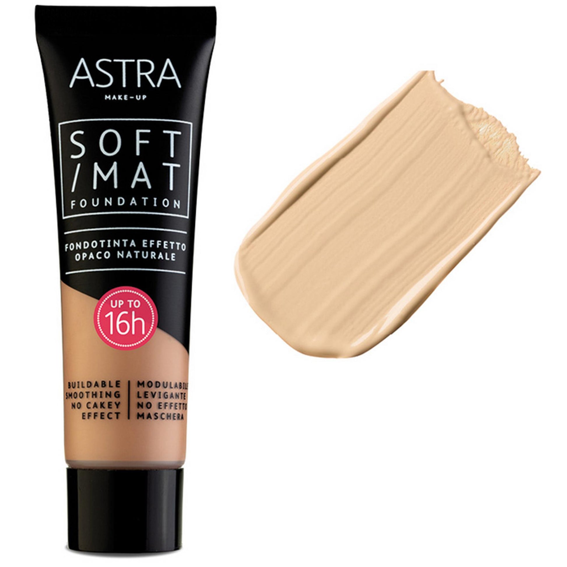 Astra Makeup Soft Mat Fondotinta Opaco 30ml - 03