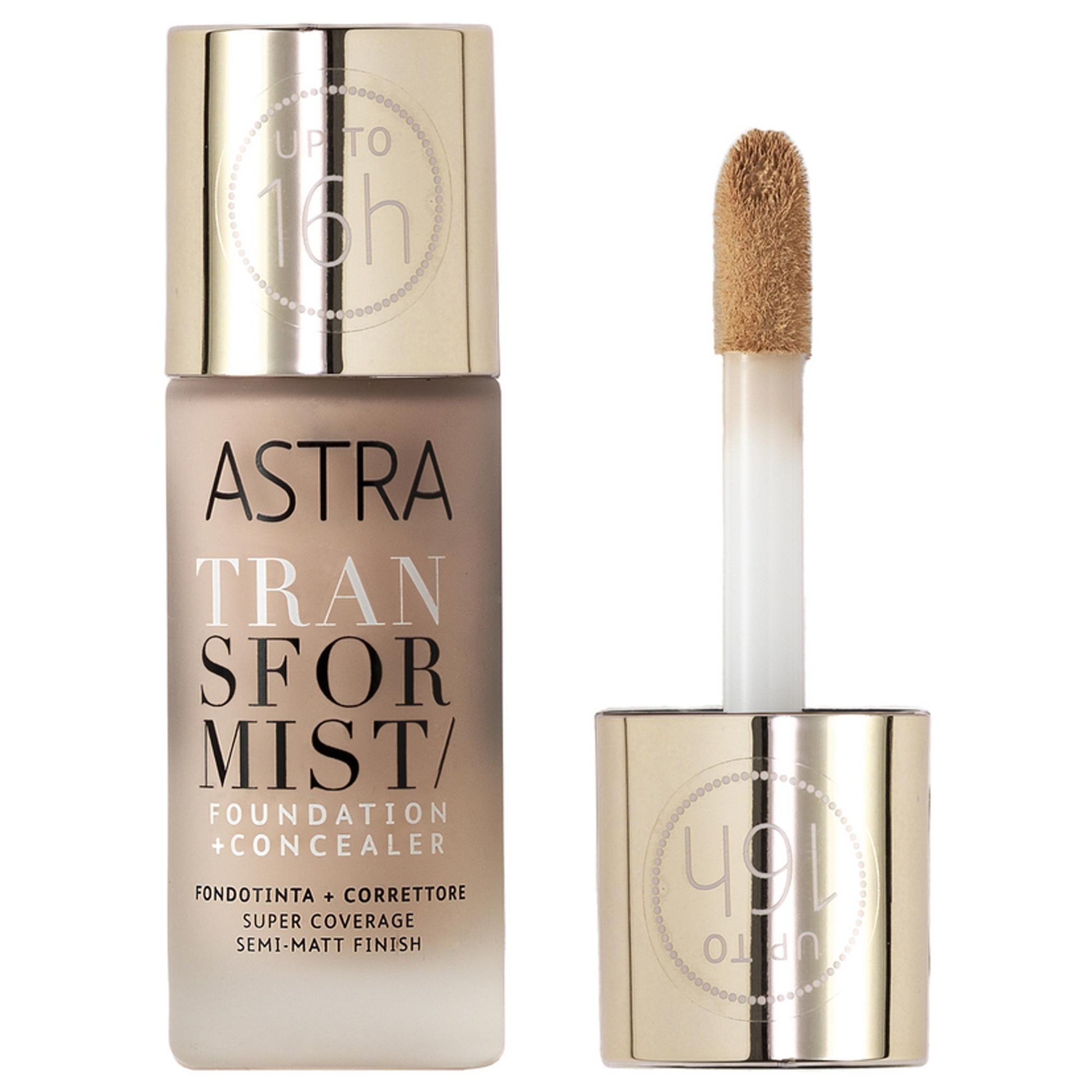 Astra Makeup Transformist Fondotinta e Correttore 18ml - 01N