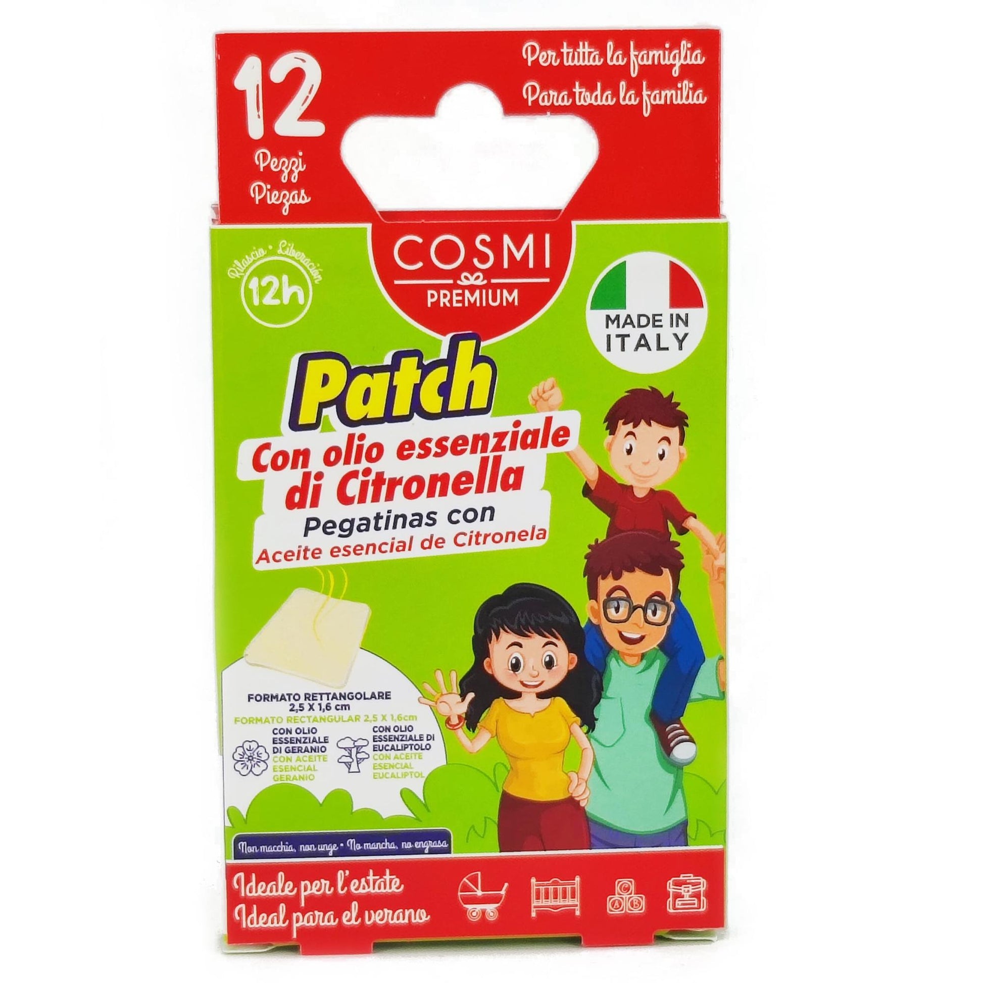 Cosmi Patch Anti Zanzara alla Citronella - 12pz