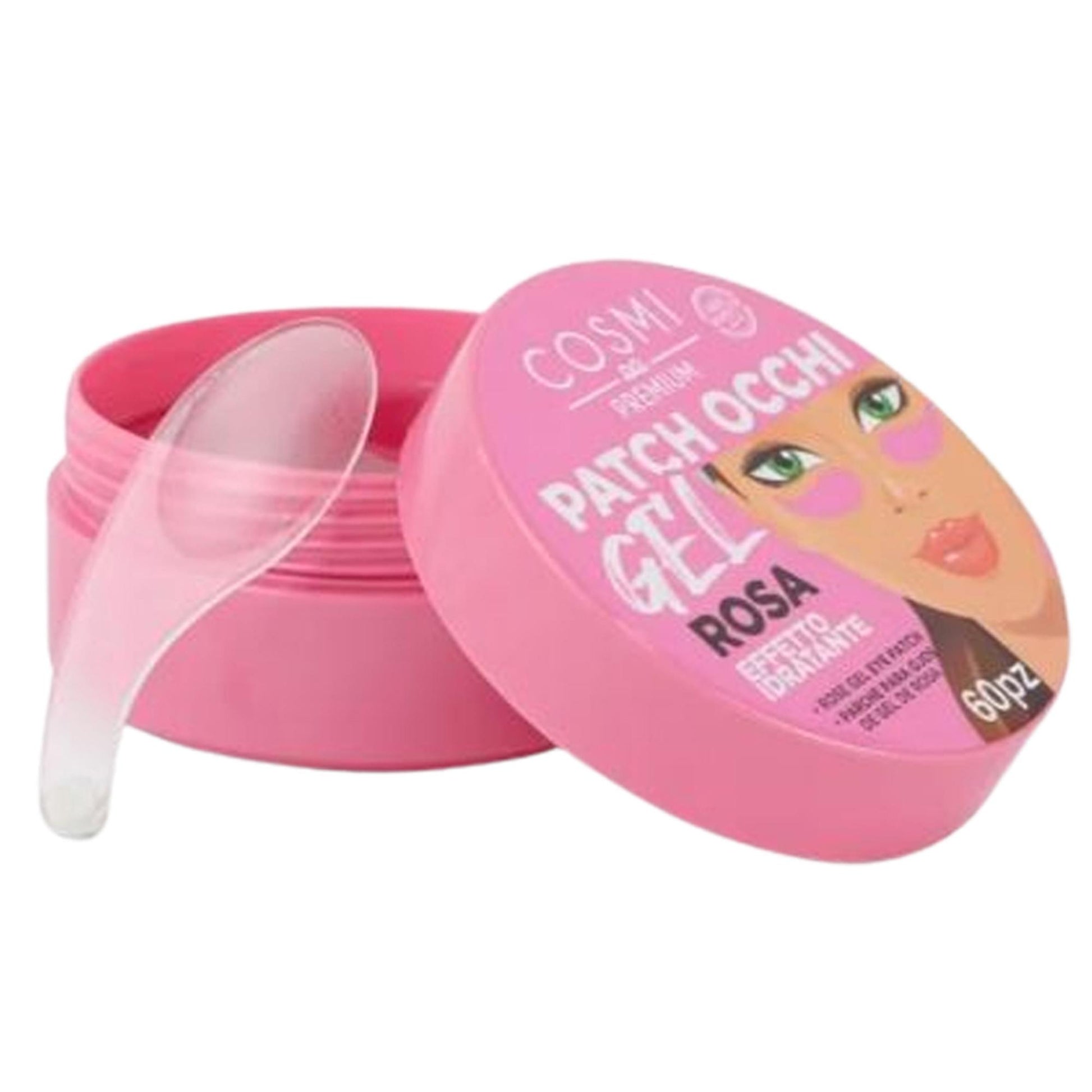 Cosmi Patch in Gel Contorno Occhi Rosa Idratanti - 60pz