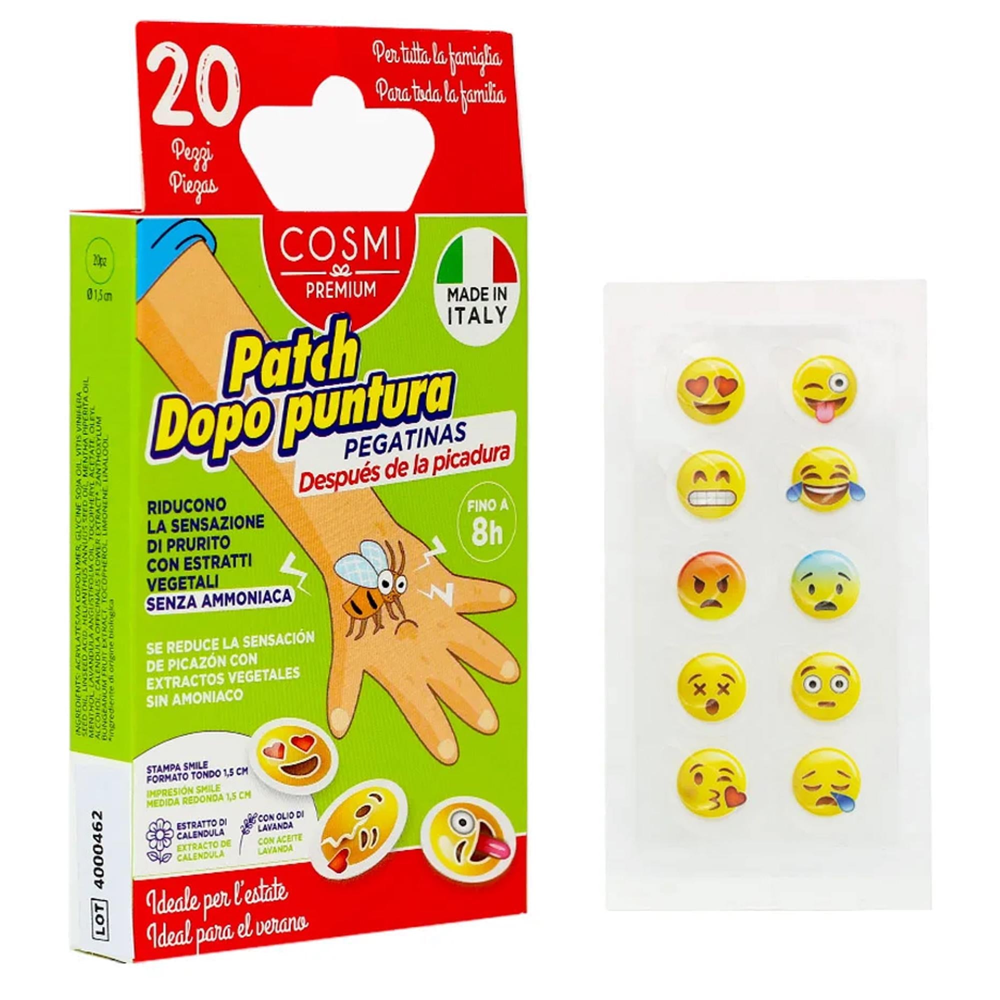 Cosmi Patch Dopo Puntura Emoji - 20pz