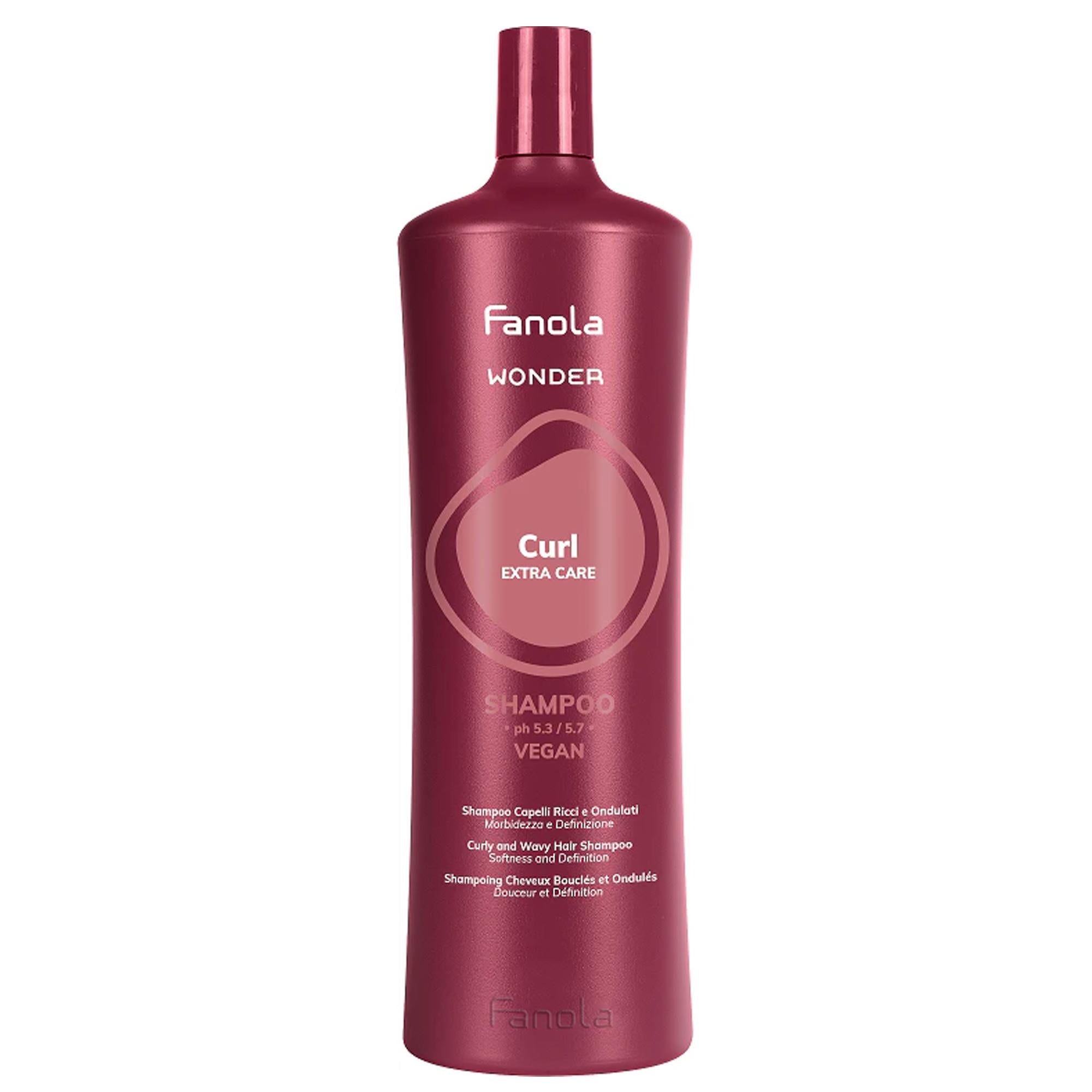 Fanola Wonder Curl Extra Care Shampoo Capelli Ricci - 1000ml