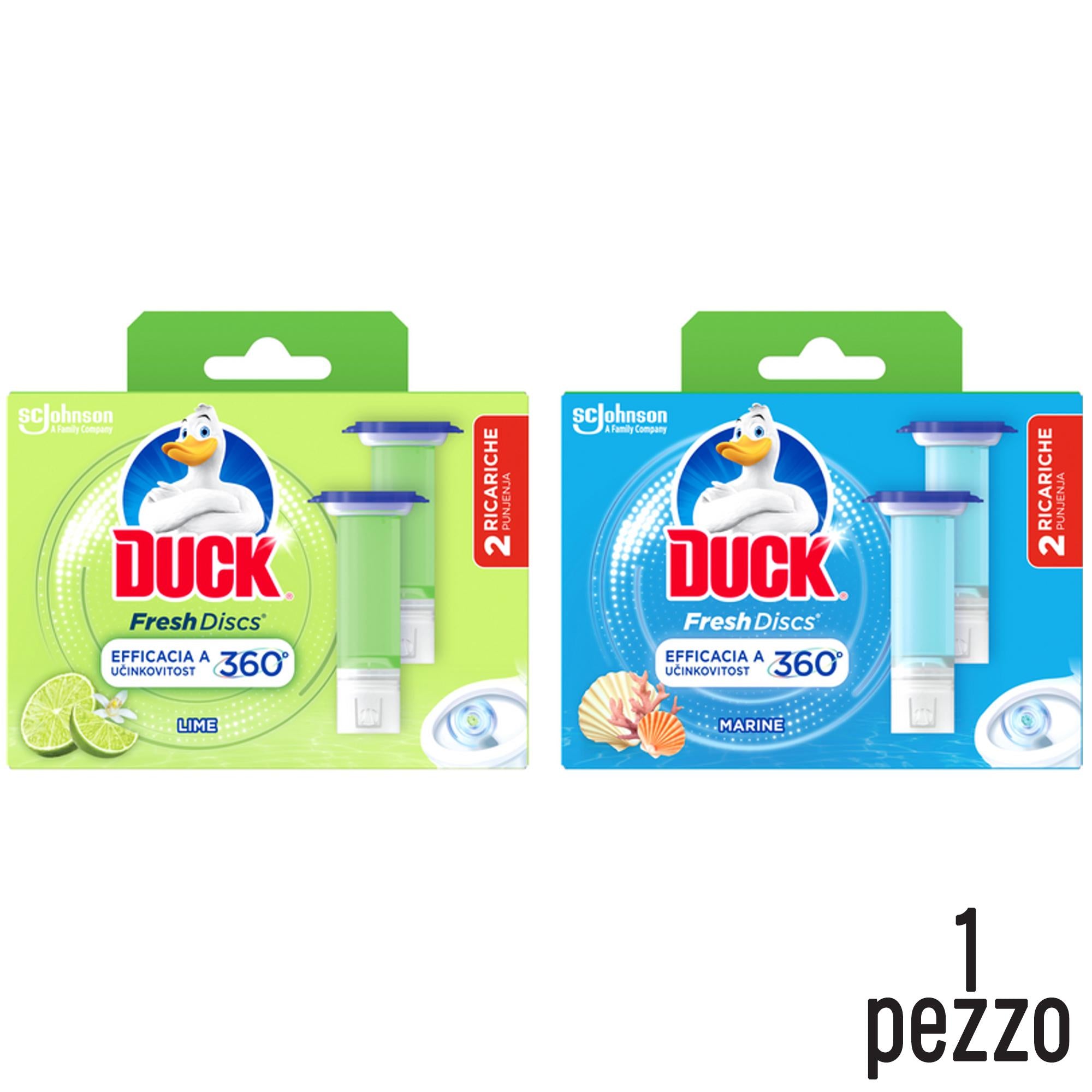 Duck Wc Fresh Discs Ricarica da 2pz - Marine o Lime