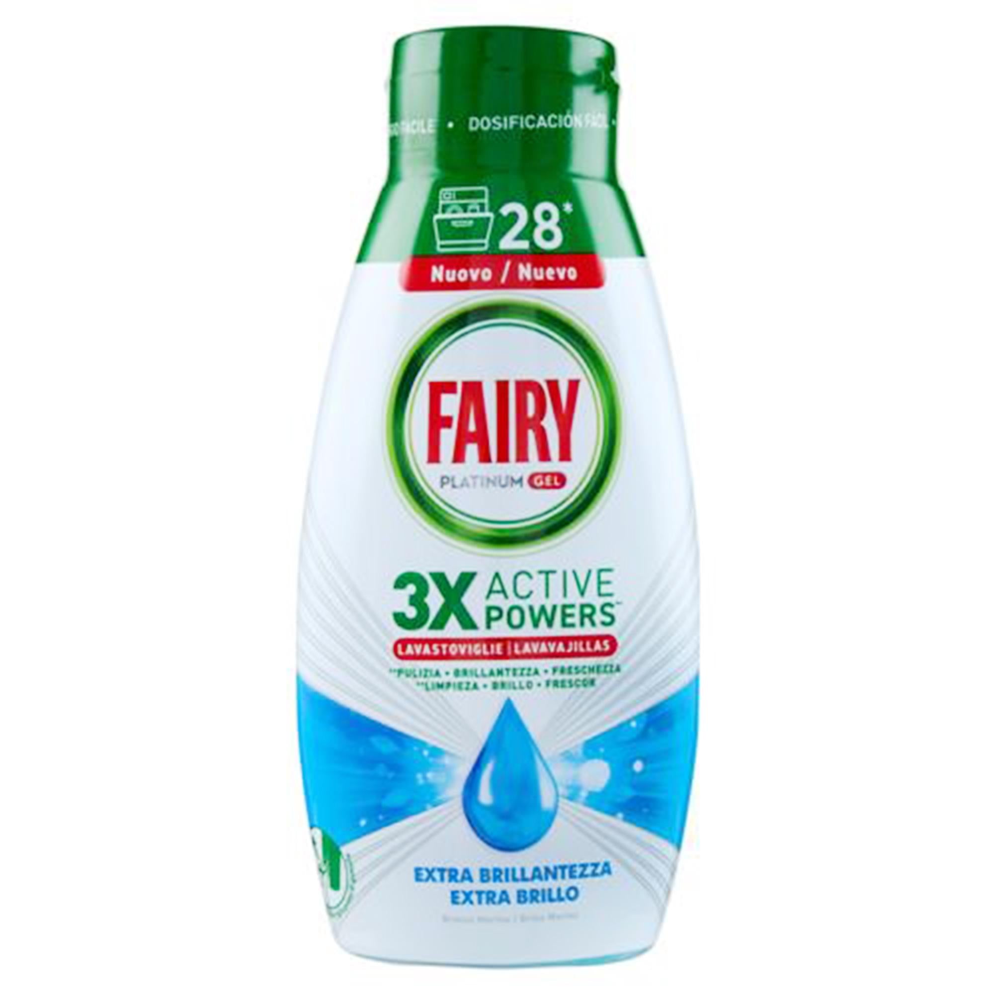 Fairy Gel Lavastoviglie Platinum Extra Brillantezza 504ml - Ocean