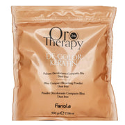 Fanola Oro Therapy De-Color Keratin Decolorante in Polvere Blu 7 Toni - 500gr