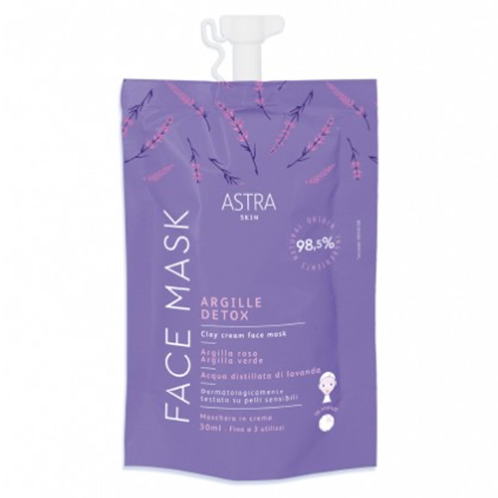 Astra Skin Maschera Viso Argilla Detox - 30ml