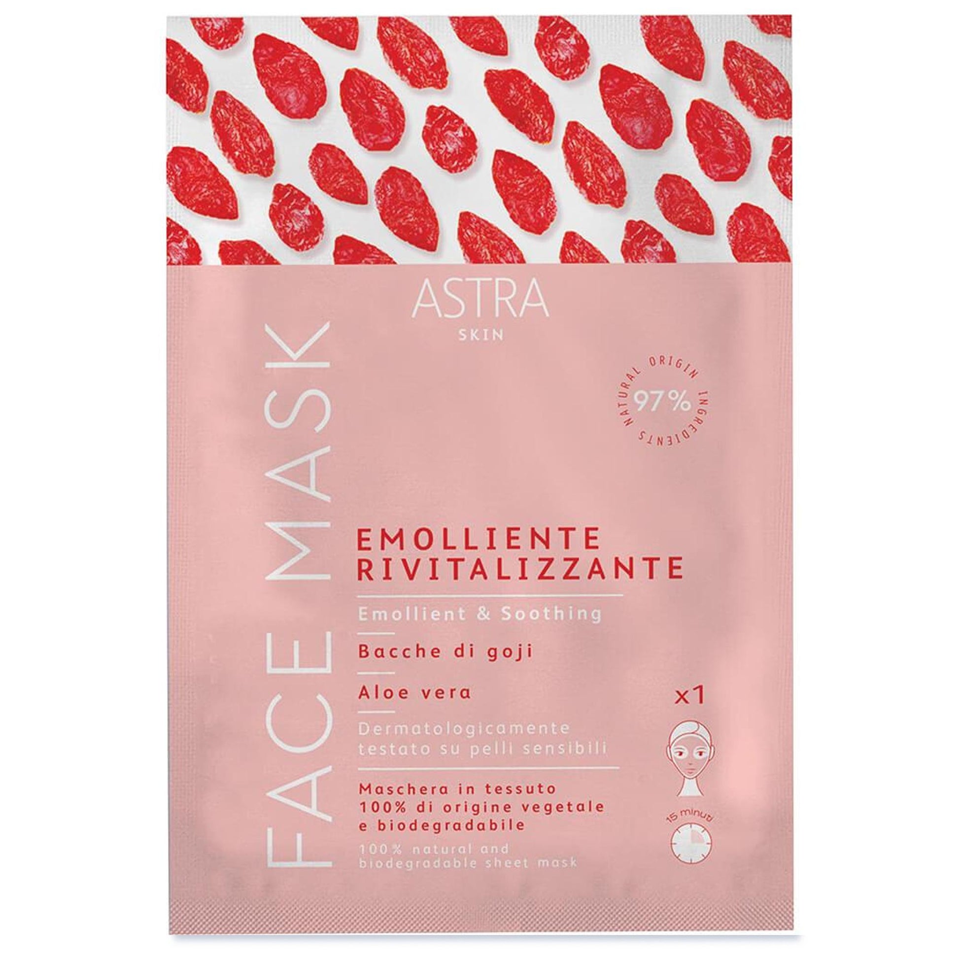 Astra Skin Maschera Viso in Tessuto Emolliente