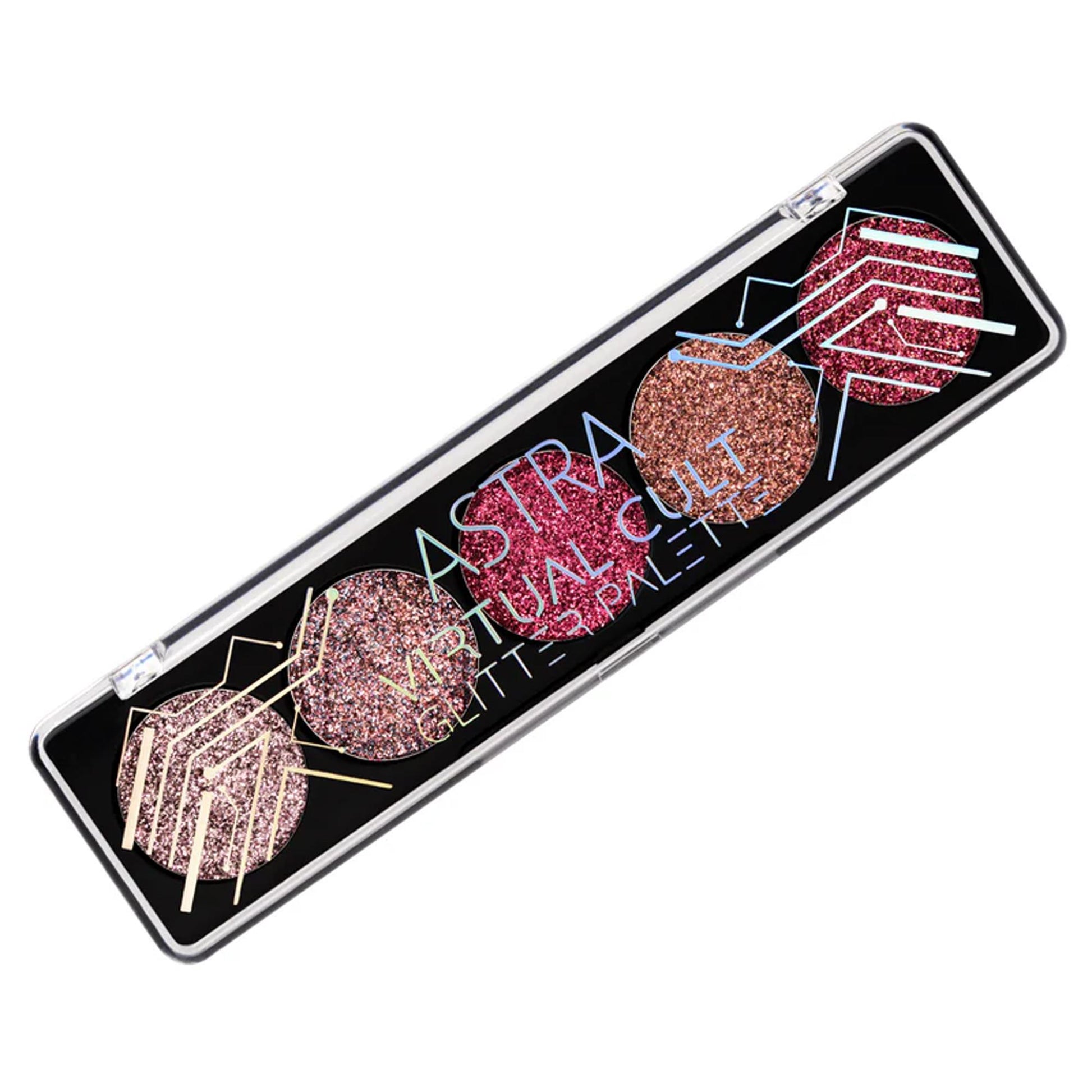 Astra Makeup Virtual Cult Glitter Palette - 02 Pink Metamorphosis