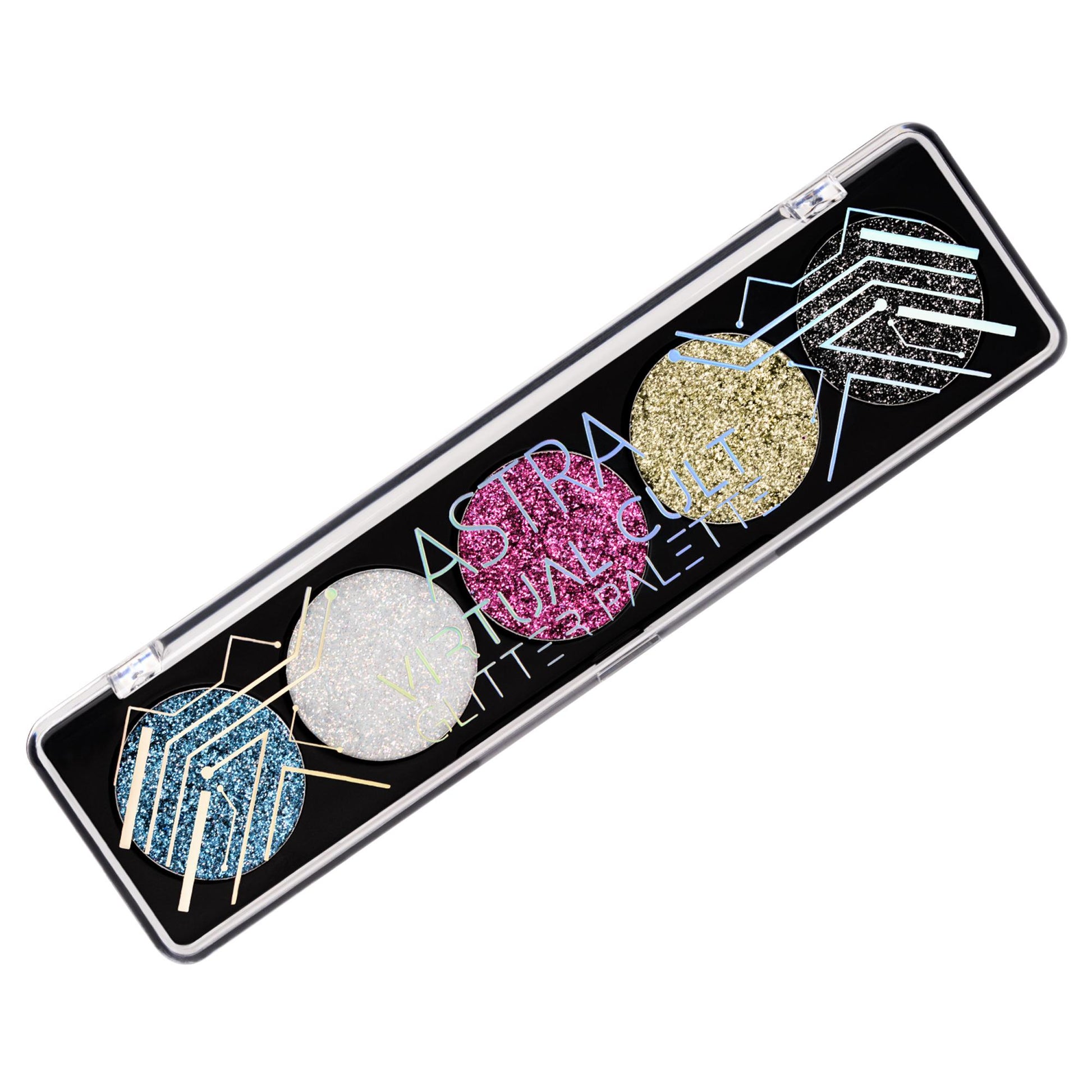 Astra Makeup Virtual Cult Glitter Palette - 04 Tokyo Paradigm