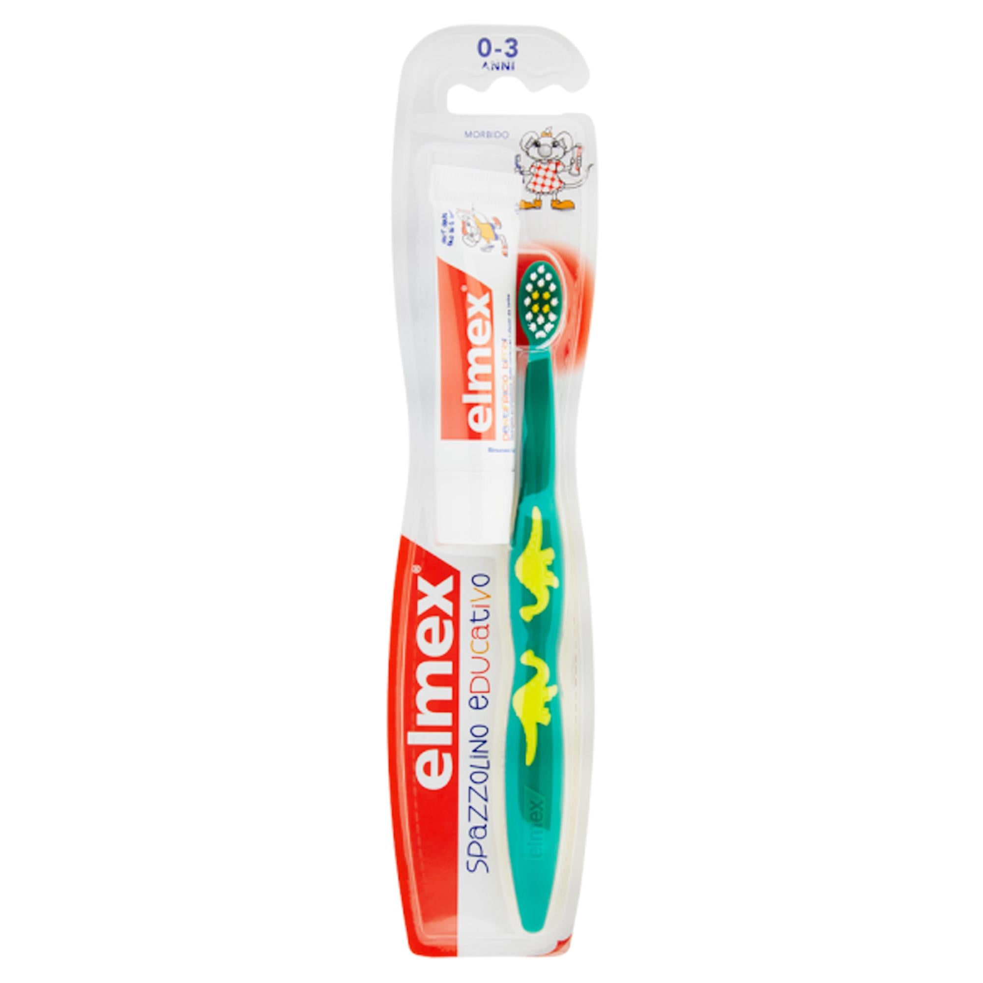 Elmex Spazzolino Educativo 0 a 3 Anni - Setole Morbide
