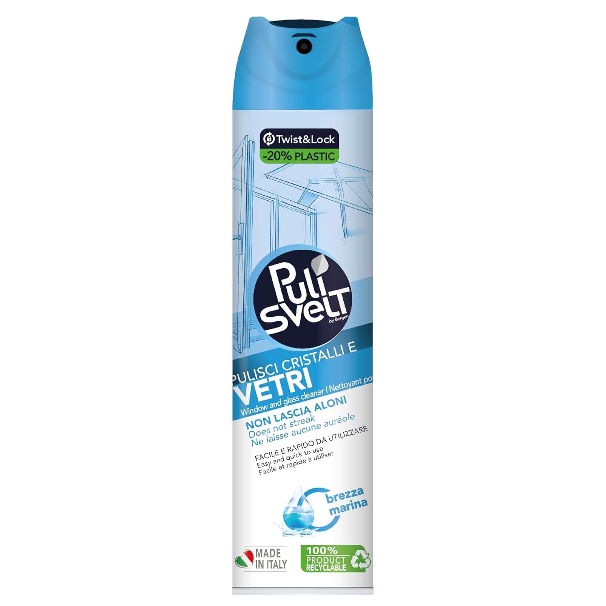 Pulisvelt Pulisci Vetri e Cristalli - 300ml
