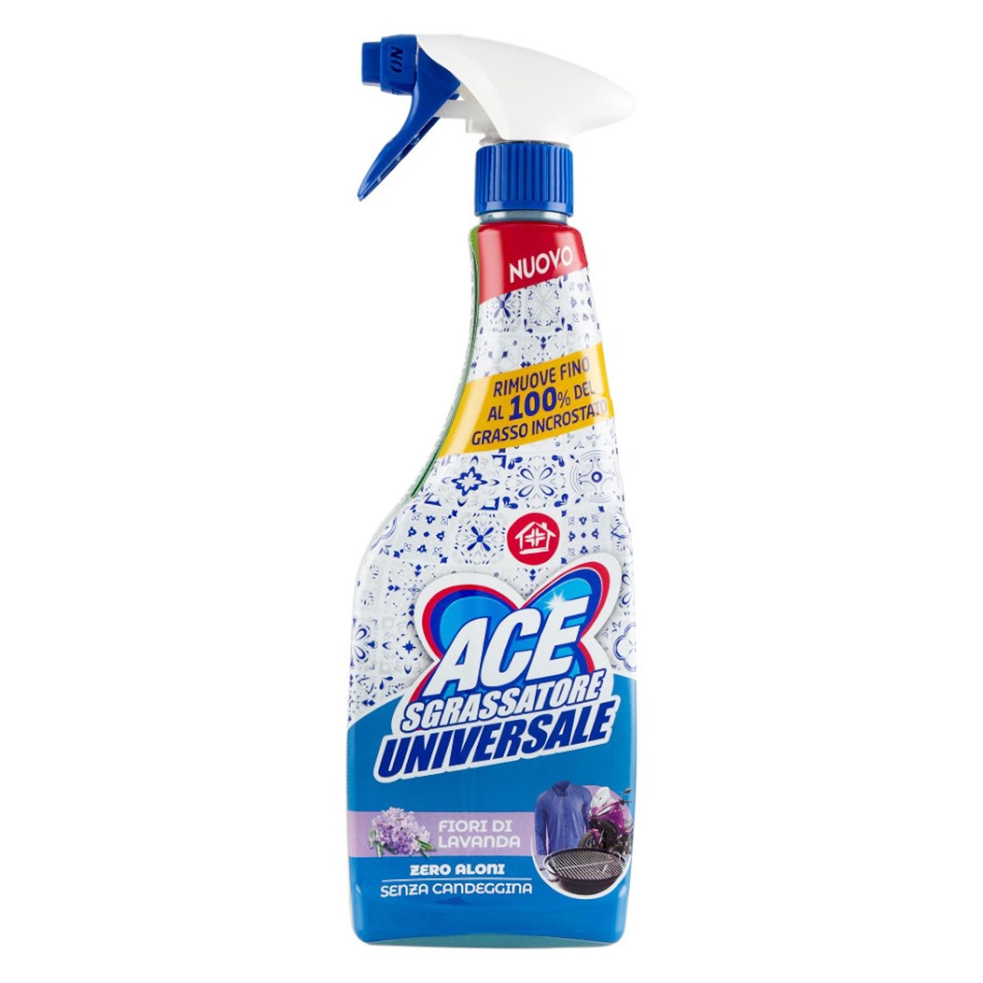 Ace Sgrassatore Universale Senza Candeggina 600ml - Lavanda