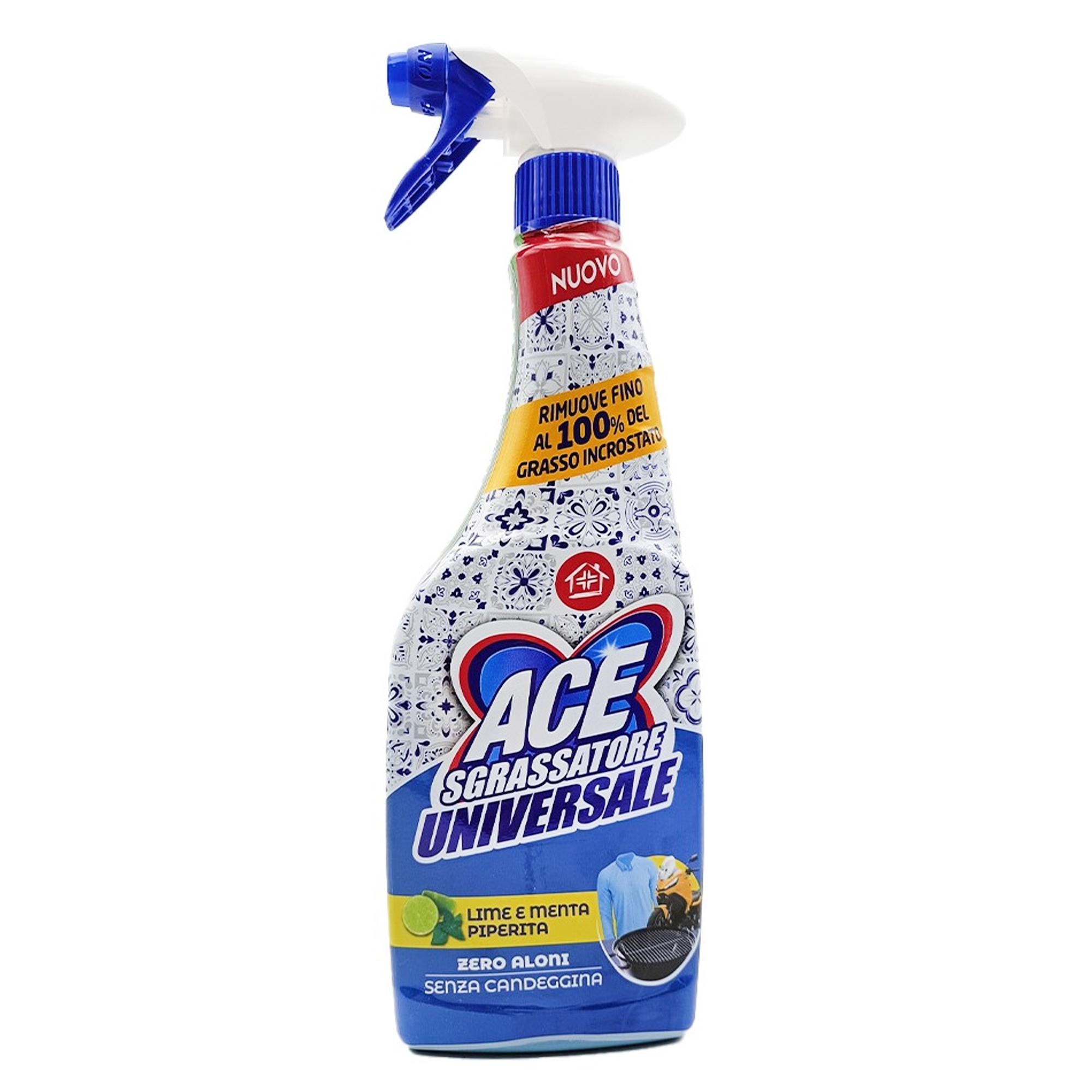 Ace Sgrassatore Universale Senza Candeggina 600ml - Lime e Menta
