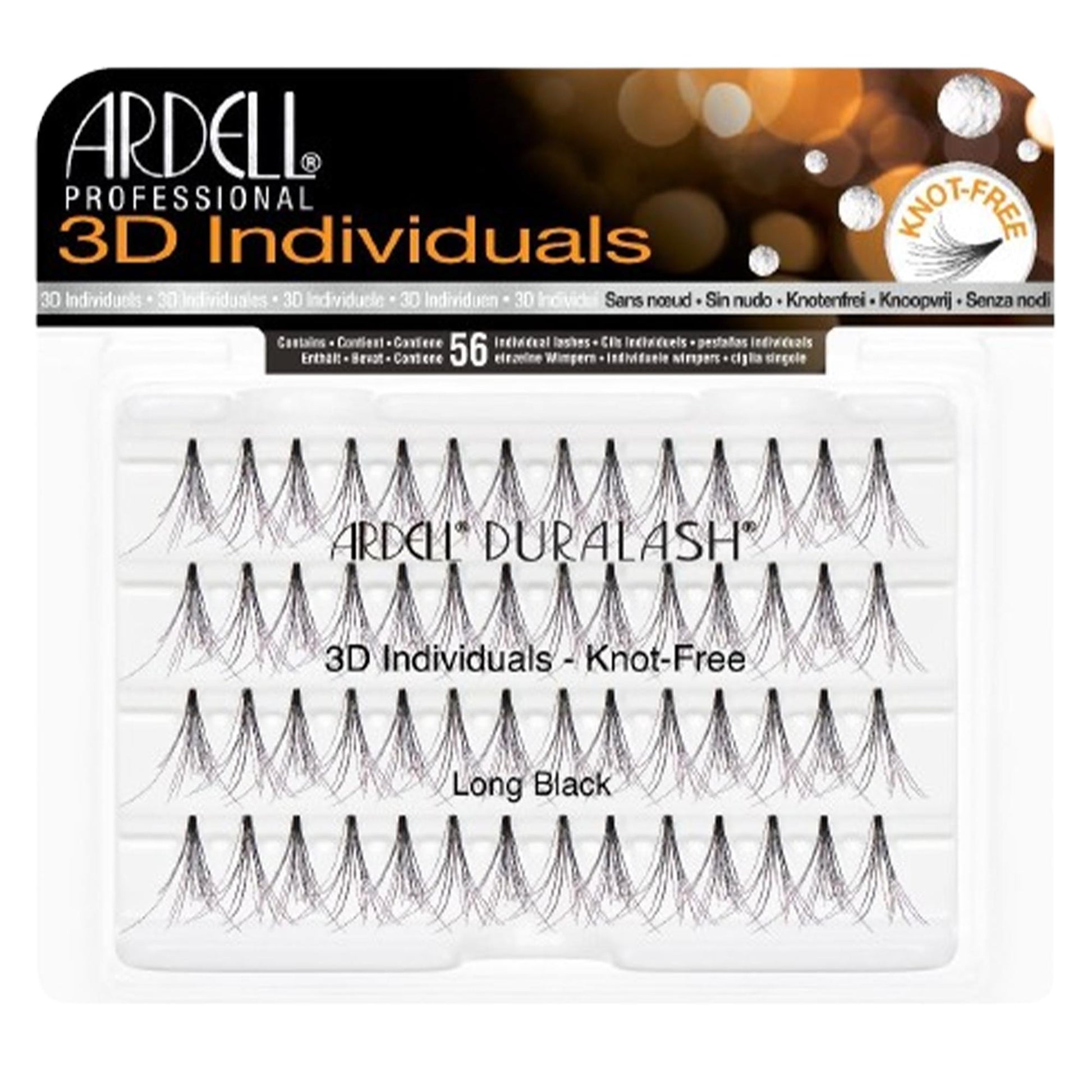 Ardell Ciglia Finte 3D Individuals - Long Black