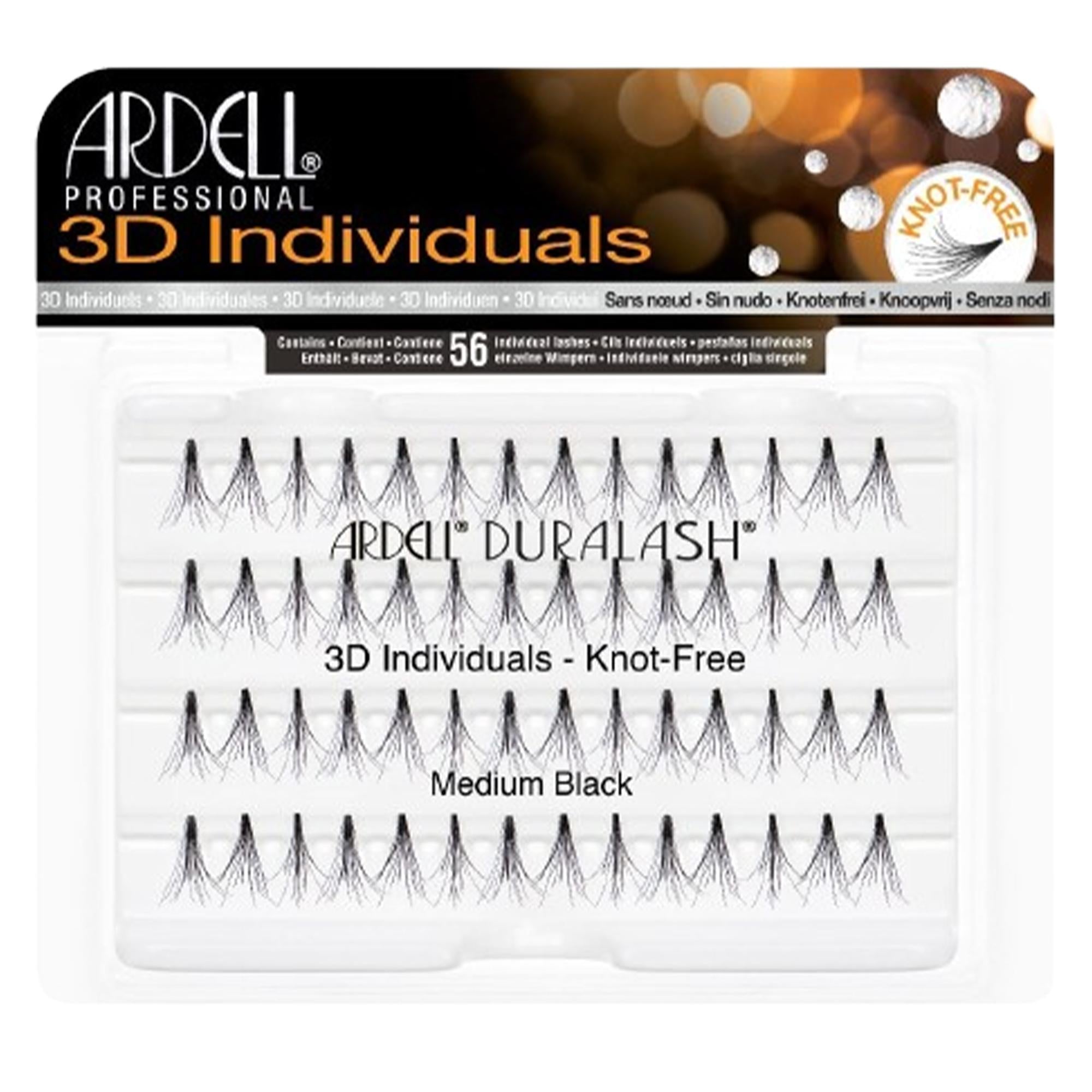 Ardell Ciglia Finte 3D Individuals - Medium Black