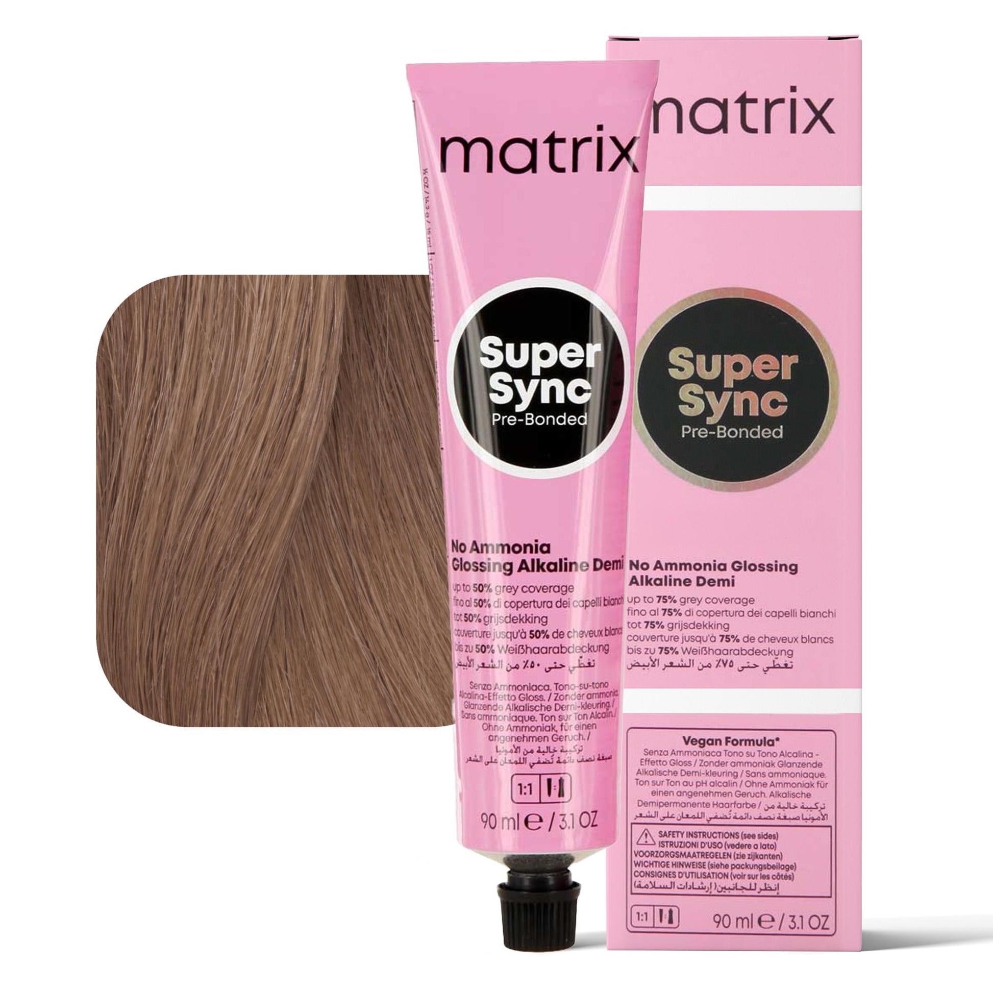 Matrix Super Sync Tono su Tono Tintura 90ml - 8M